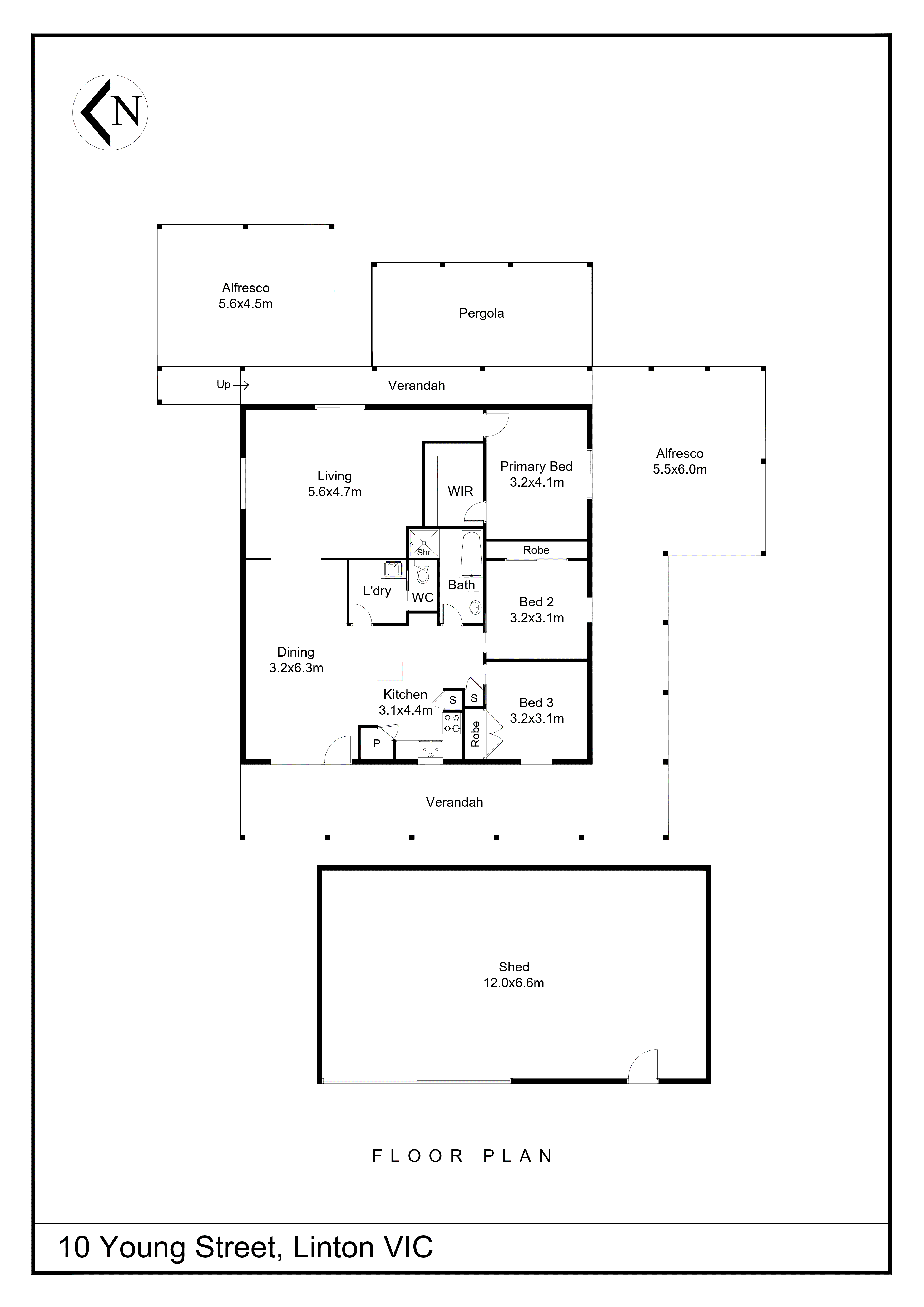 10 Young Street, Linton VIC 3360 - Floorplan