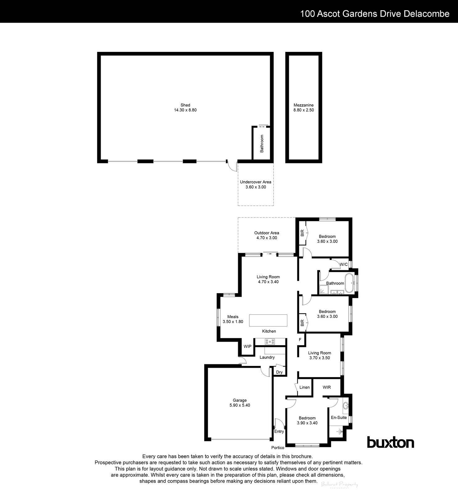 100 Ascot Gardens Drive, Delacombe VIC 3356 - Floorplan