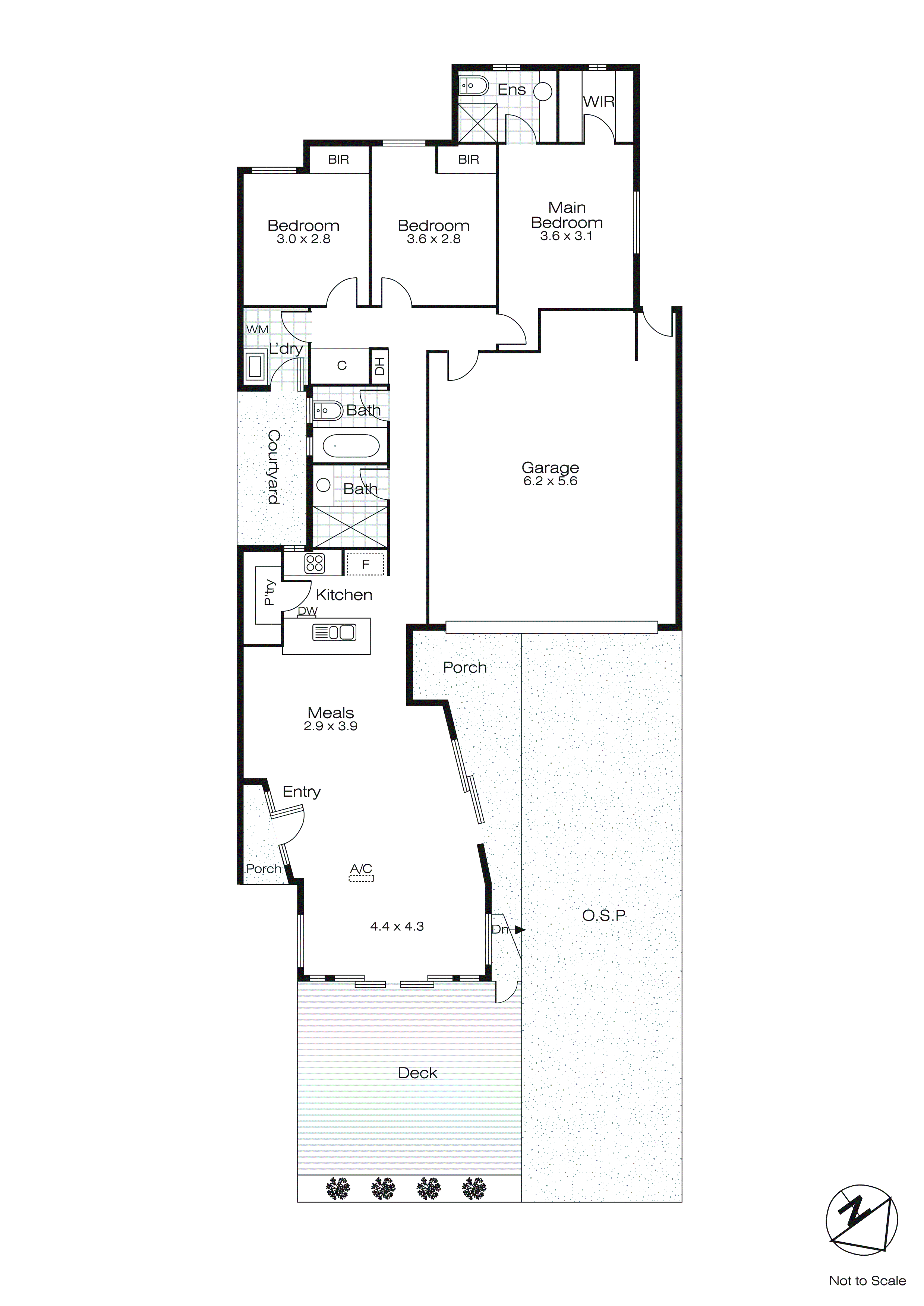 1001 Gregory Street, Lake Wendouree VIC 3350 - Floorplan
