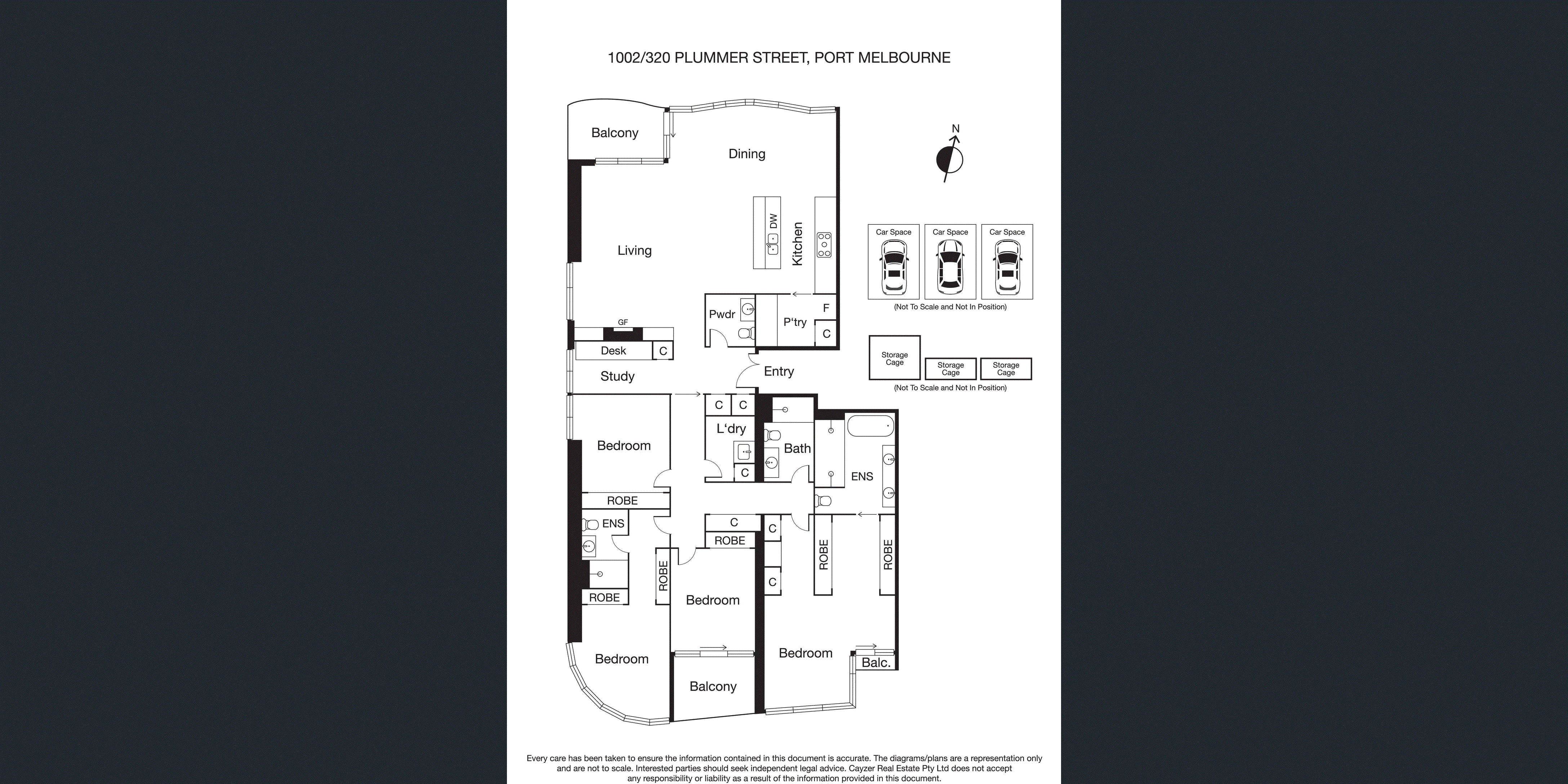1002/320 Plummer Street, Port Melbourne VIC 3207 - Floorplan