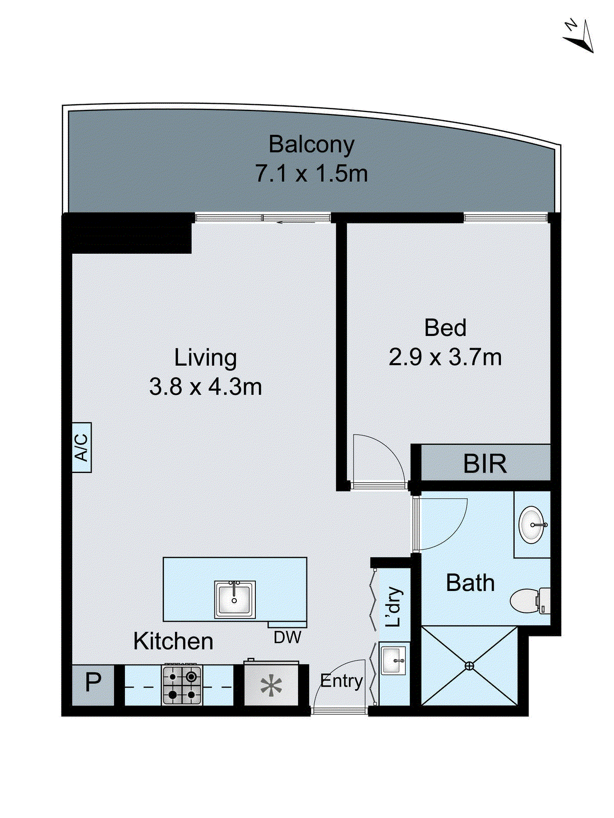 1003/18 Malone Street, Geelong VIC 3220 - Floorplan