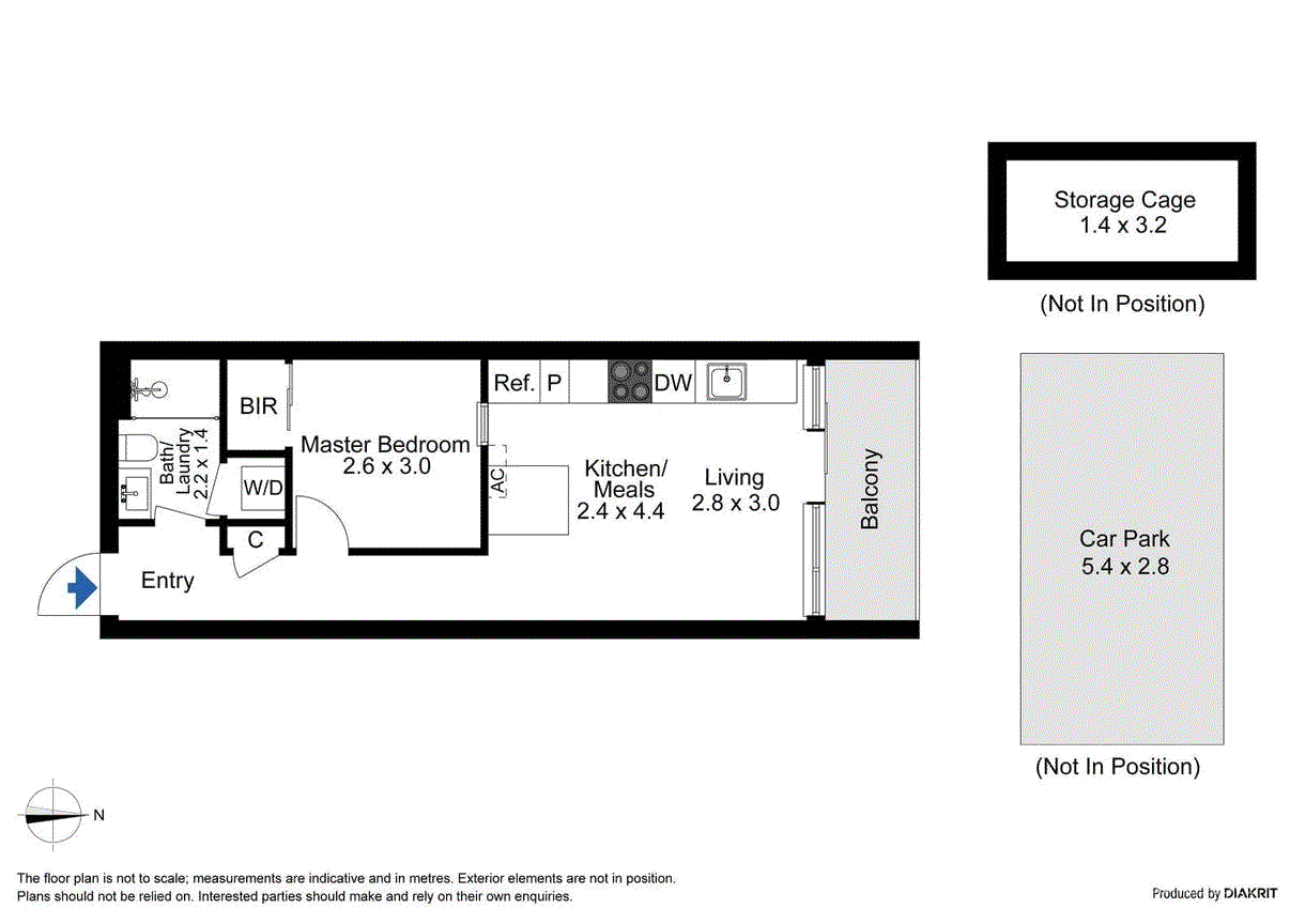 1003/52 Park Street, South Melbourne VIC 3205 - Floorplan