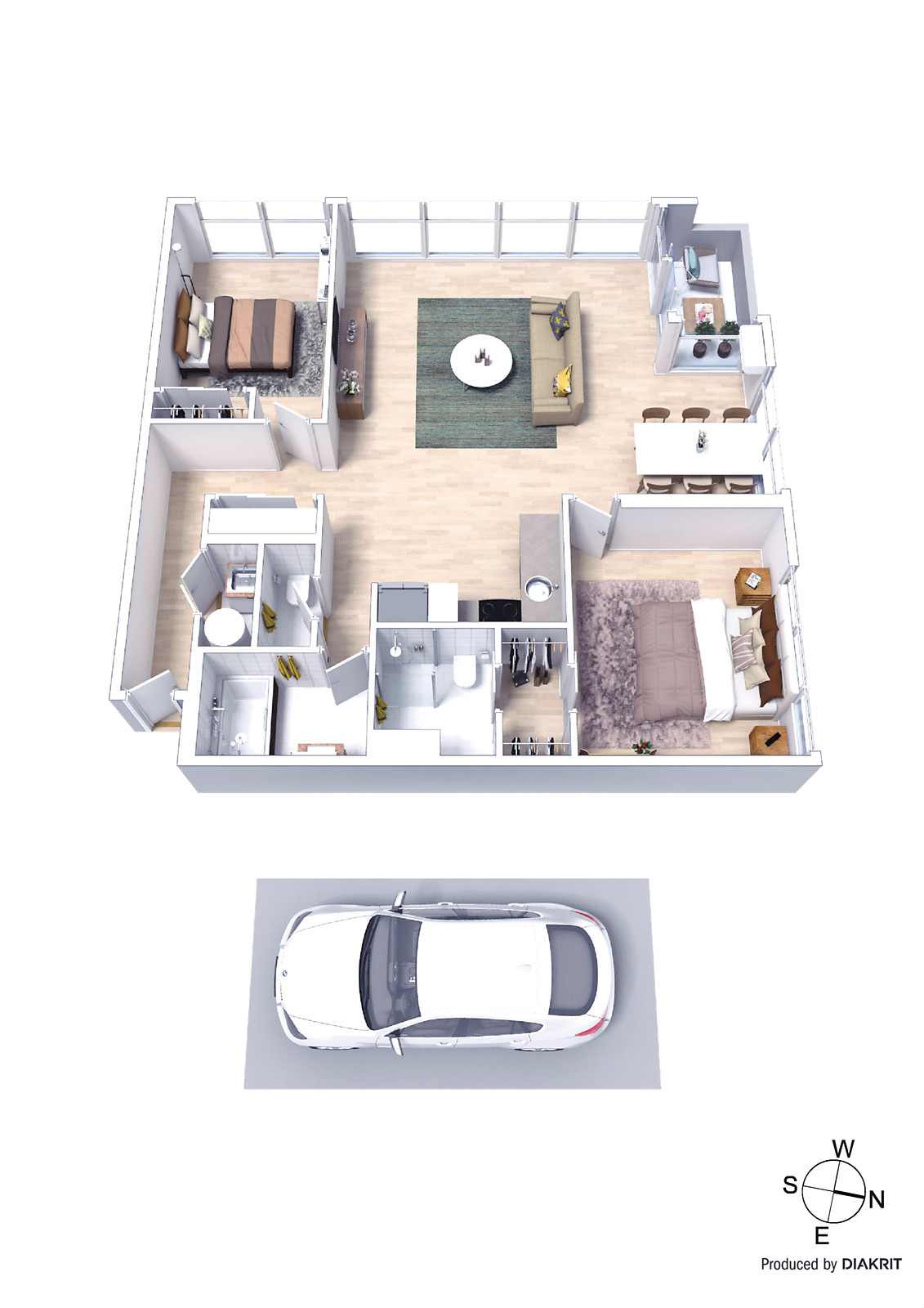 1003/82 Queens Road, Melbourne VIC 3004 - Floorplan