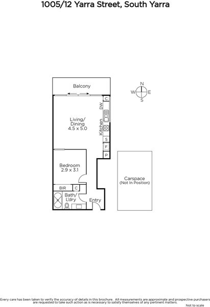 1005/12 Yarra Street, SOUTH YARRA VIC 3141 - Floorplan