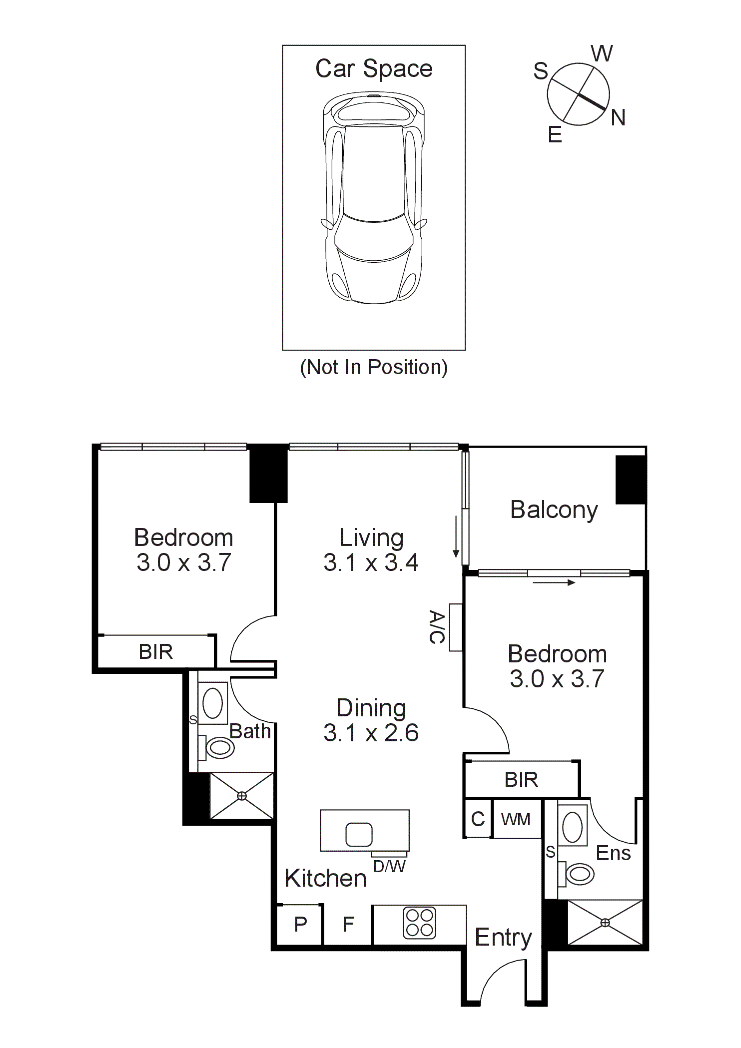 1005/39 Park Street, South Melbourne VIC 3205 - Floorplan