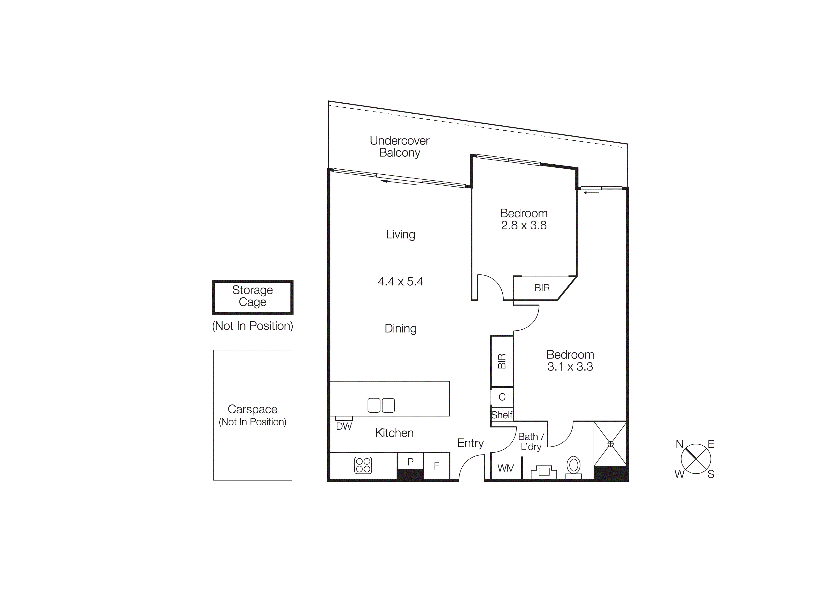 1006/18 Waterview Walk, Docklands VIC 3008 - Floorplan