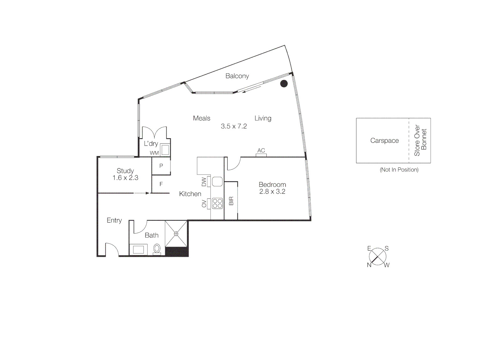 1007/3-5 St Kilda Road, St Kilda VIC 3182 - Floorplan