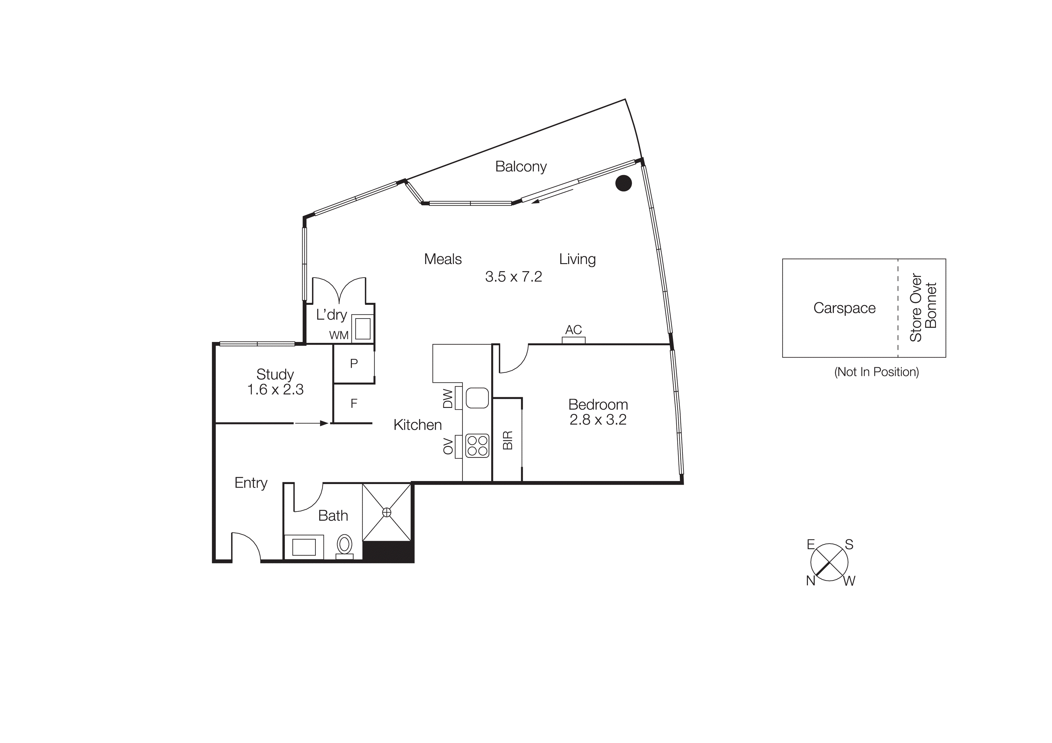 1007/3-5 St Kilda Road, St Kilda VIC 3182 - Floorplan