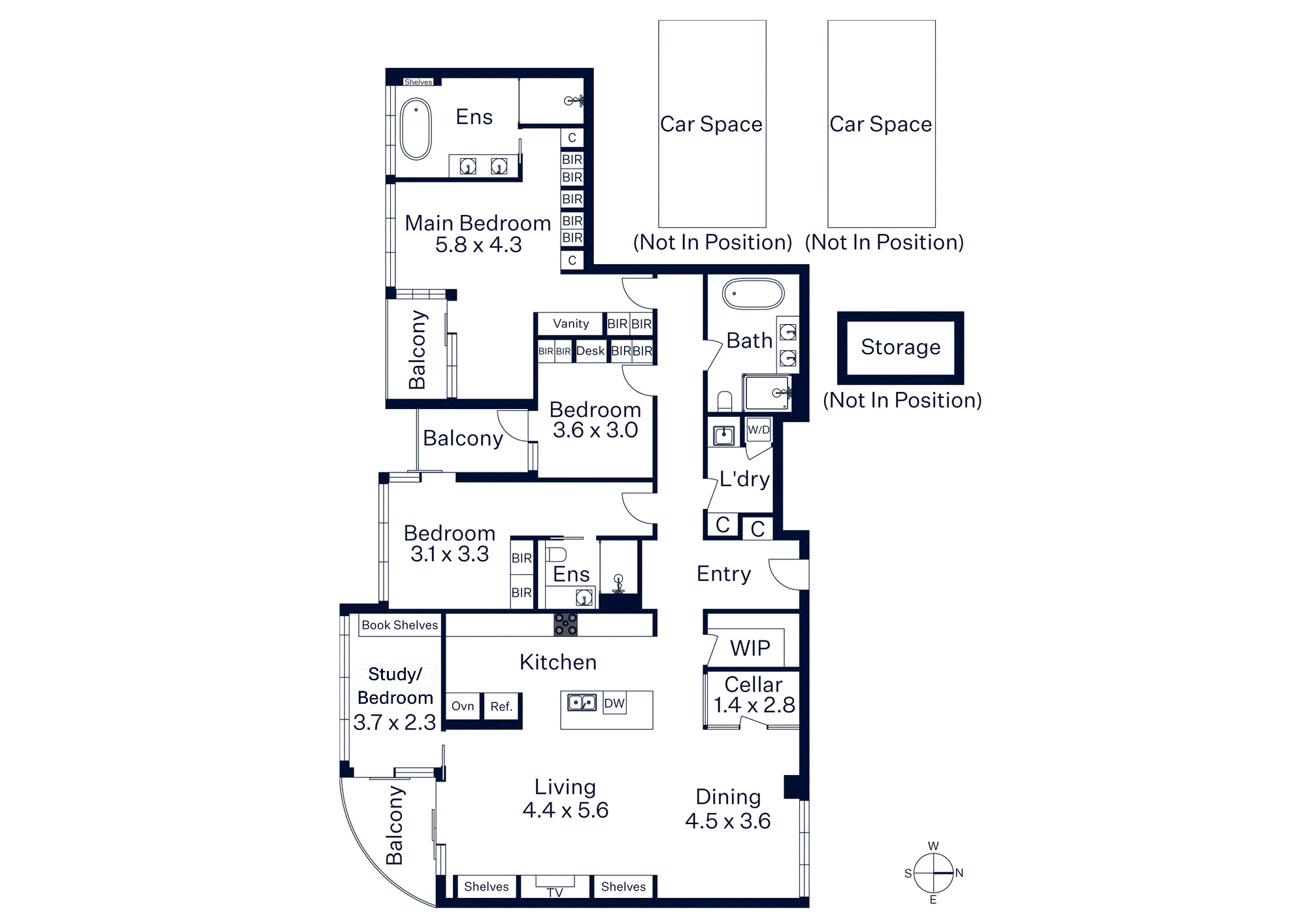 1008/320 Plummer Street, Port Melbourne VIC 3207 - Floorplan