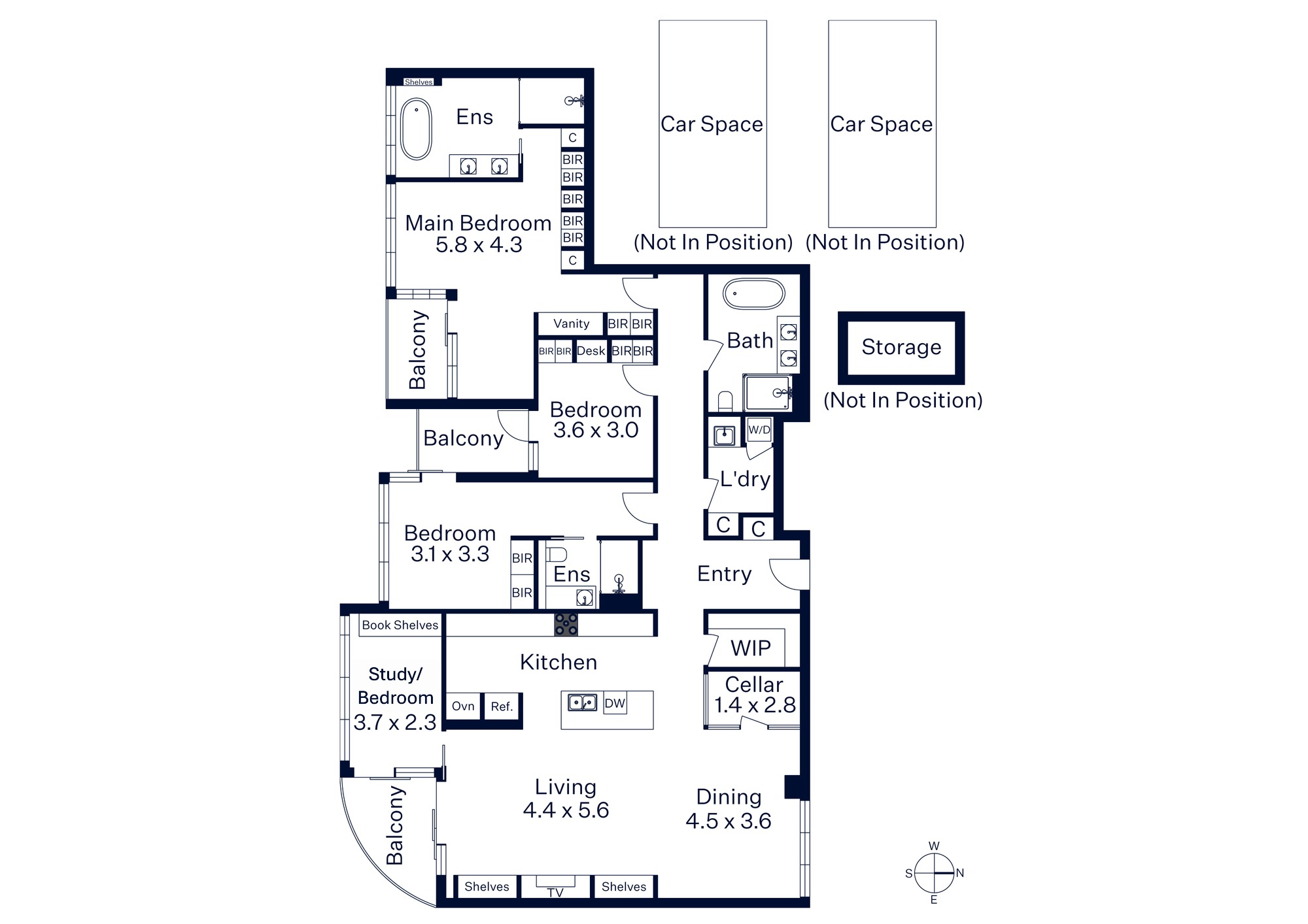 1008/320 Plummer Street, Port Melbourne VIC 3207 - Floorplan