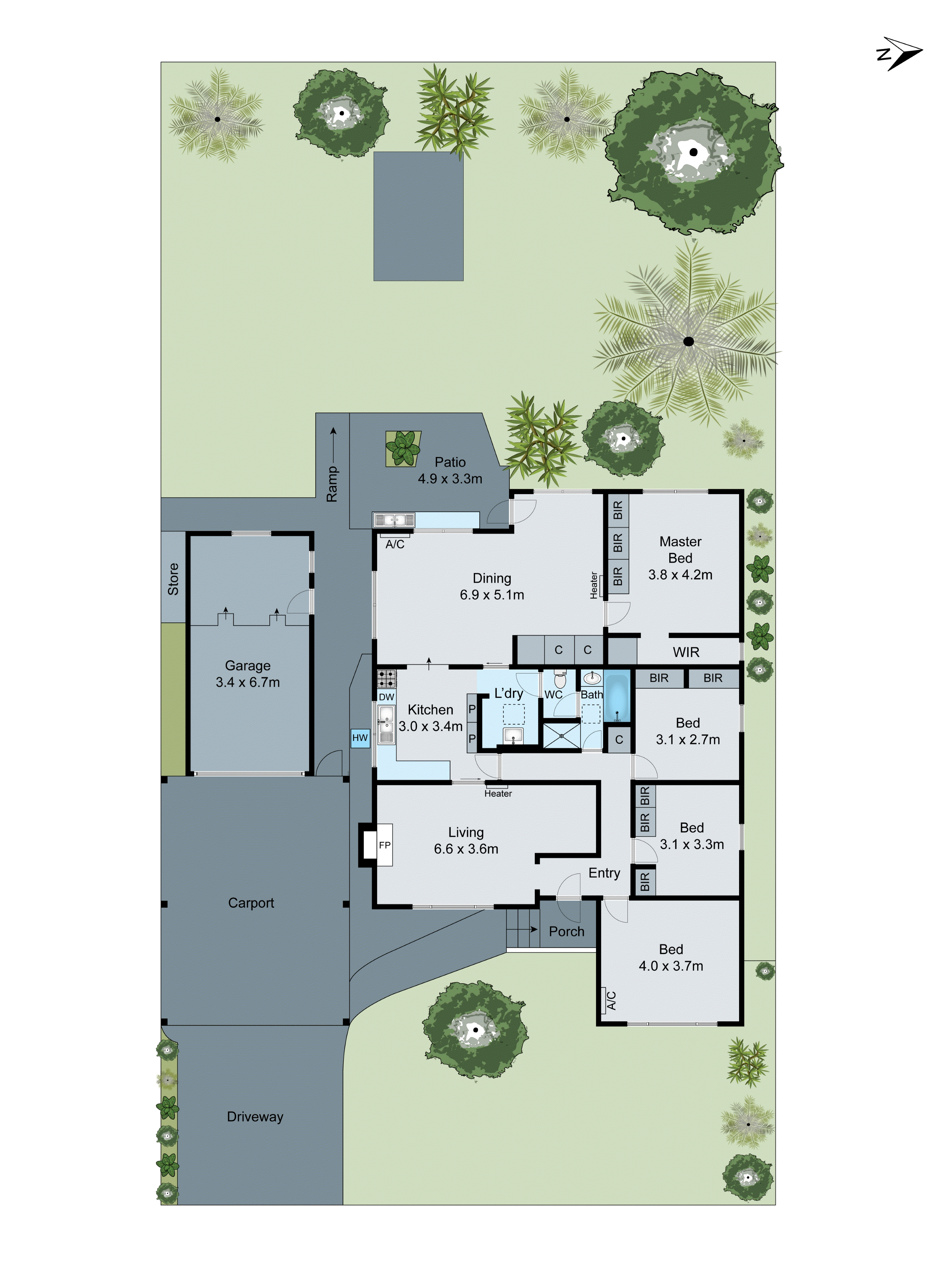 101 Bogong Avenue, Glen Waverley VIC 3150 - Floorplan