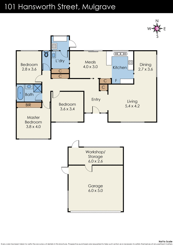 101 Hansworth Street, Mulgrave VIC 3170 - Floorplan
