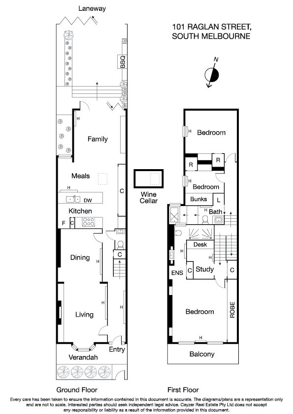 101 Raglan Street, SOUTH MELBOURNE VIC 3205 - Floorplan