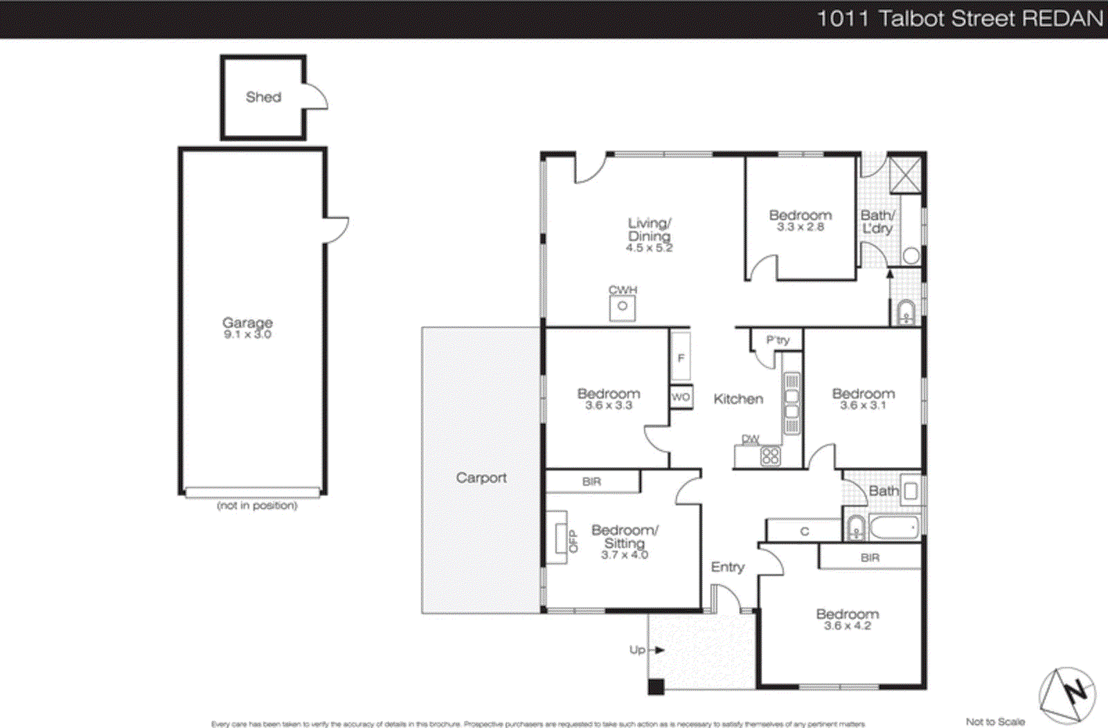 1011 Talbot Street, Redan VIC 3350 - Floorplan