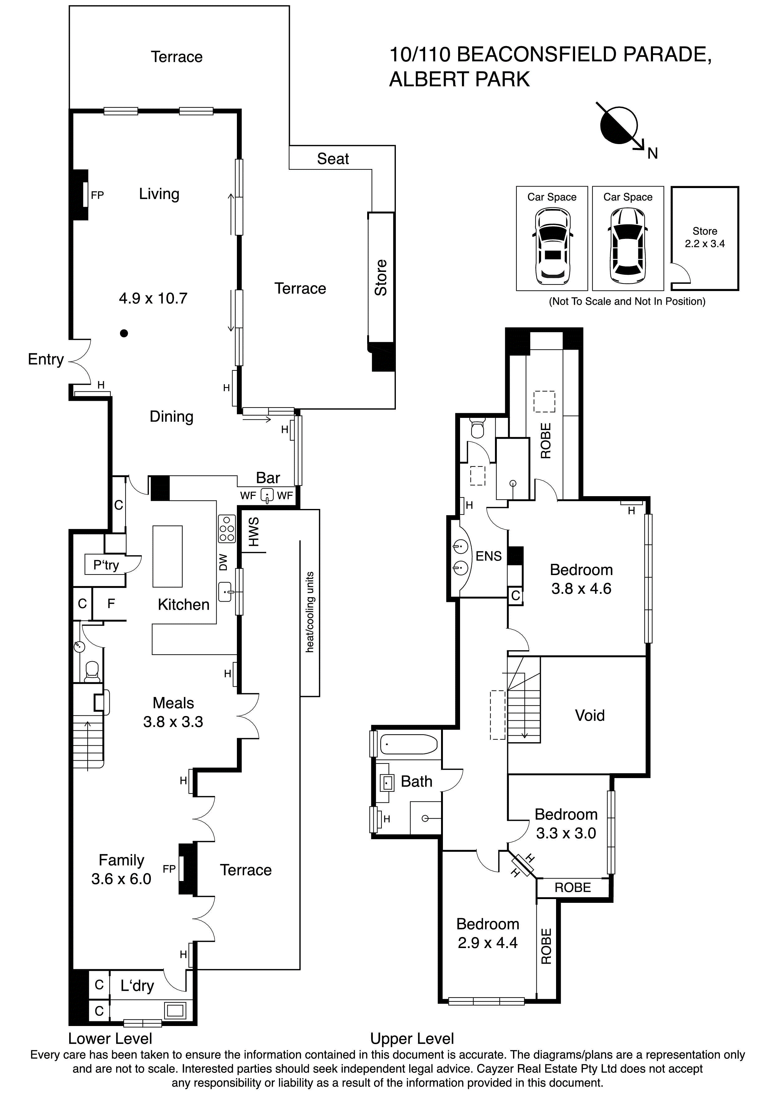 10/110 Beaconsfield Parade, ALBERT PARK VIC 3206 - Floorplan