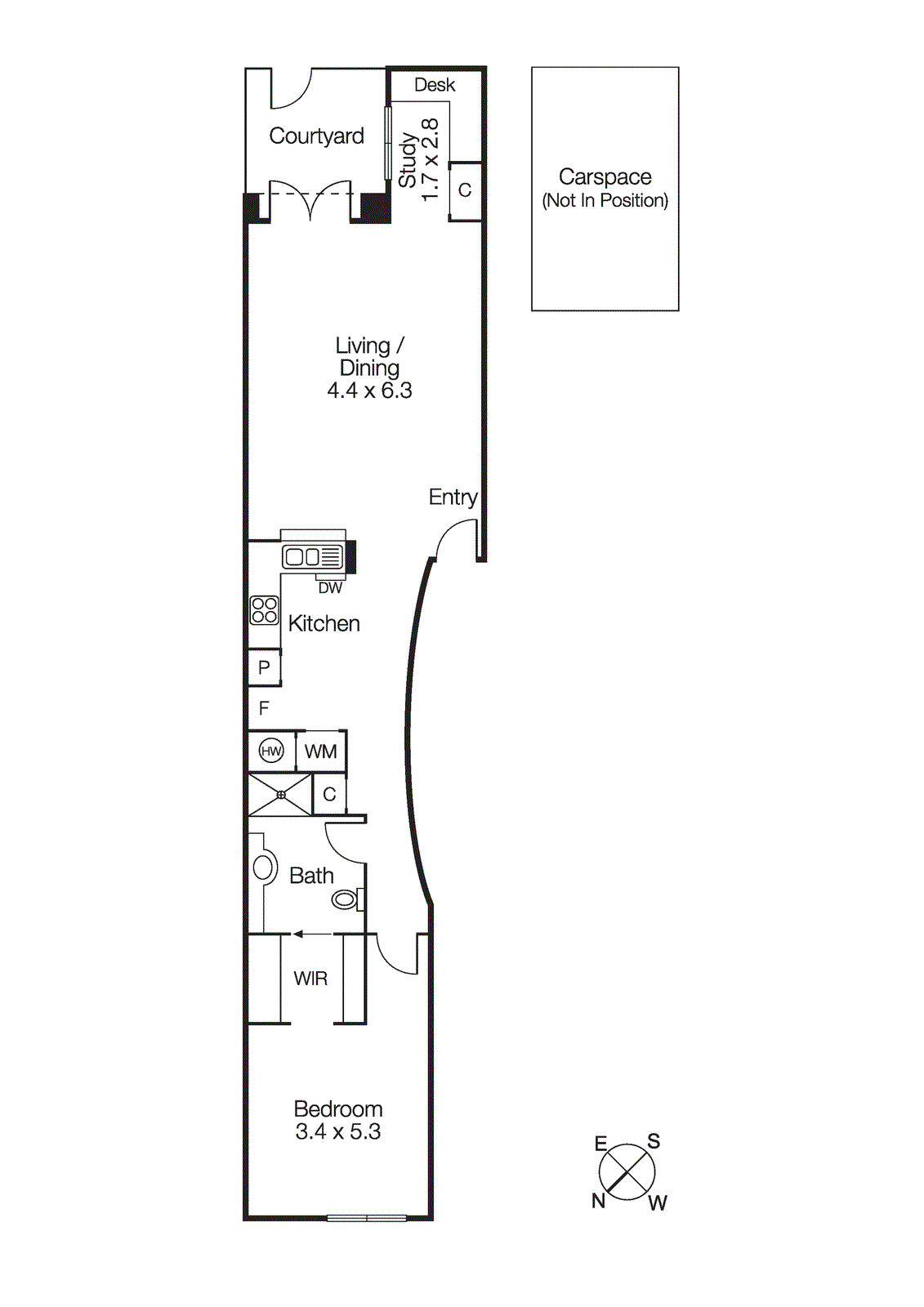 101/10 Princes Street, Port Melbourne VIC 3207 - Floorplan