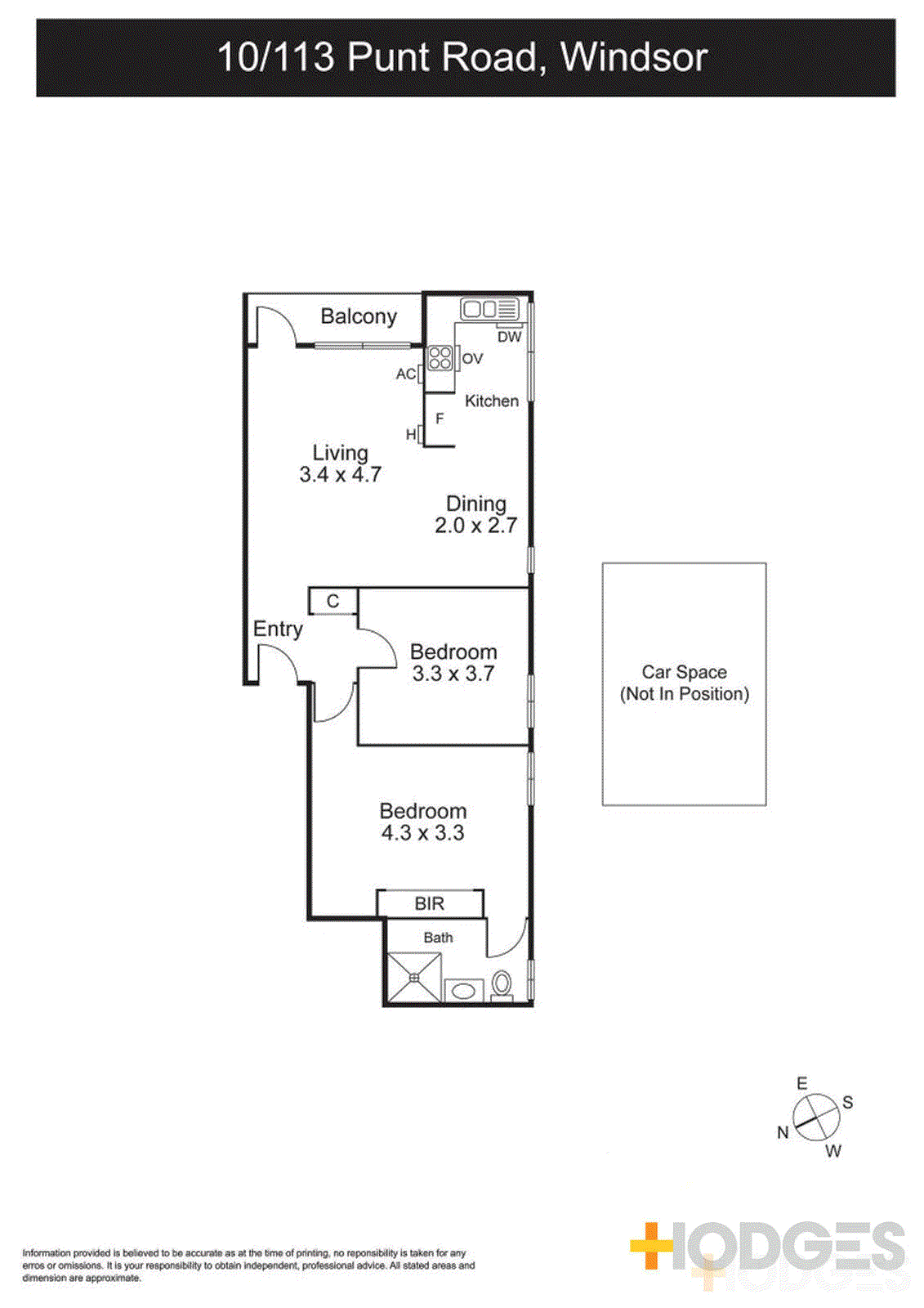 10/113 Punt Road, Windsor VIC 3181 - Floorplan