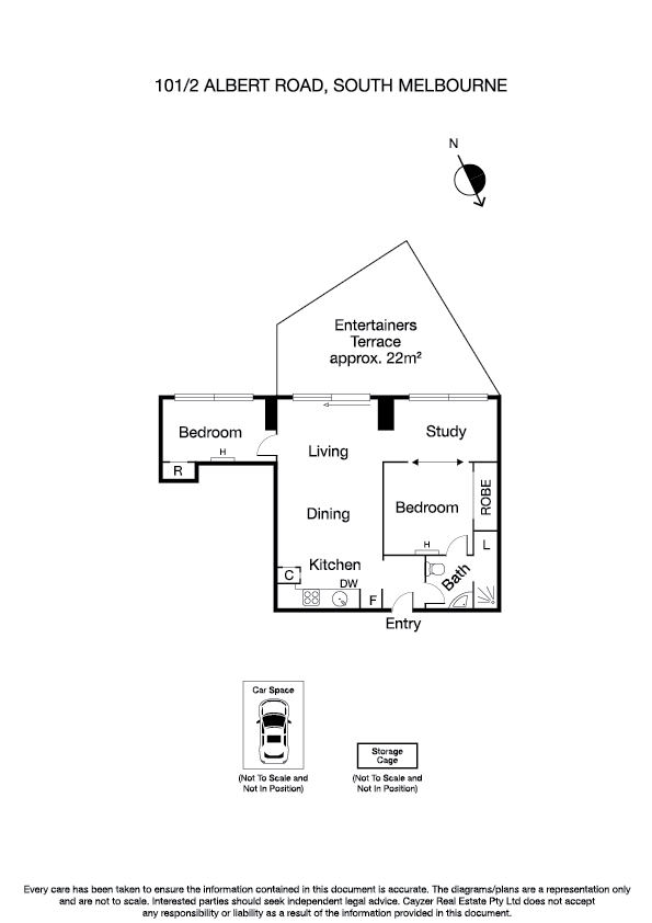 101/2 Albert Road, SOUTH MELBOURNE VIC 3205 - Floorplan