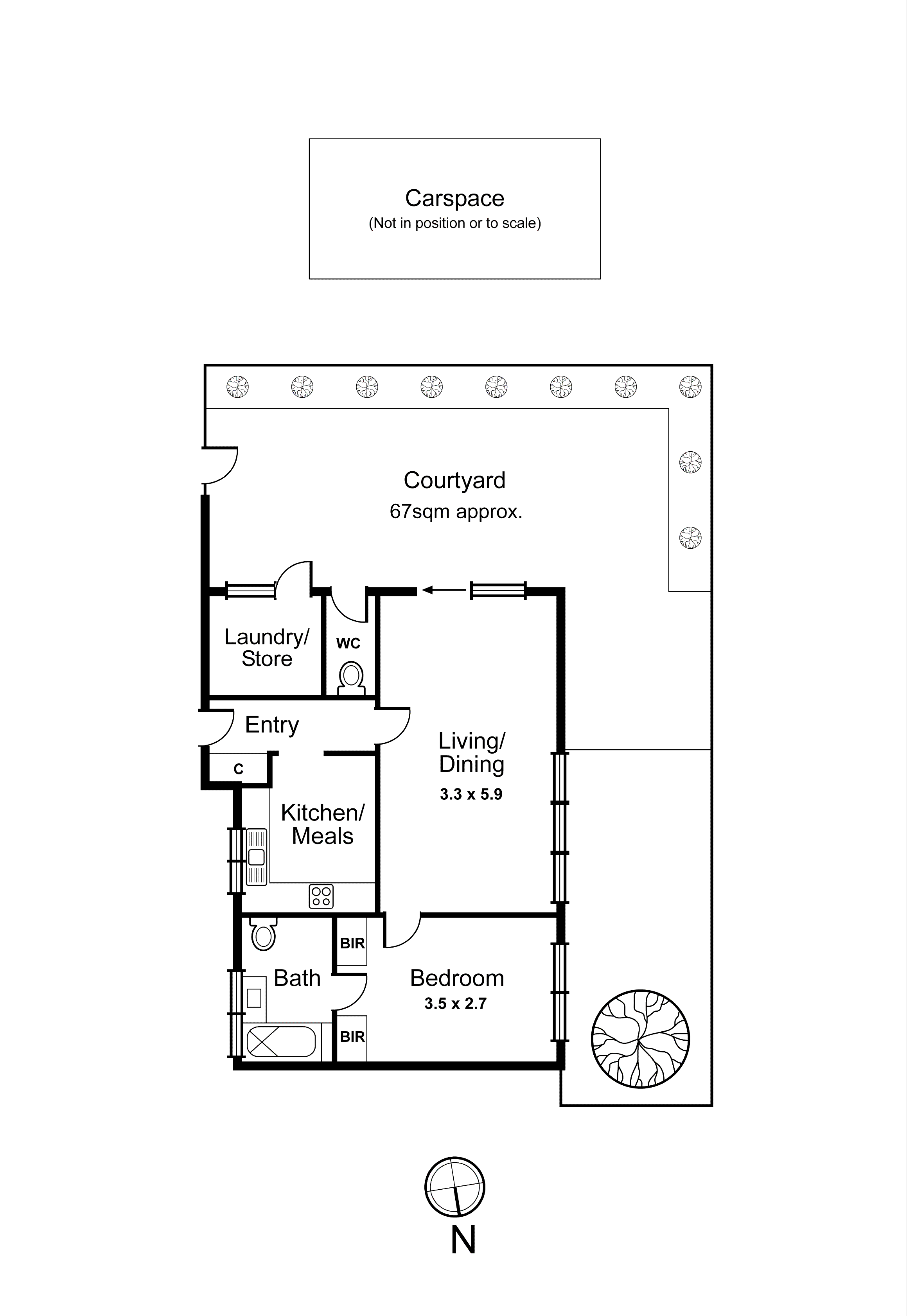 10/12 Brentwood Street, Bentleigh VIC 3204 - Floorplan