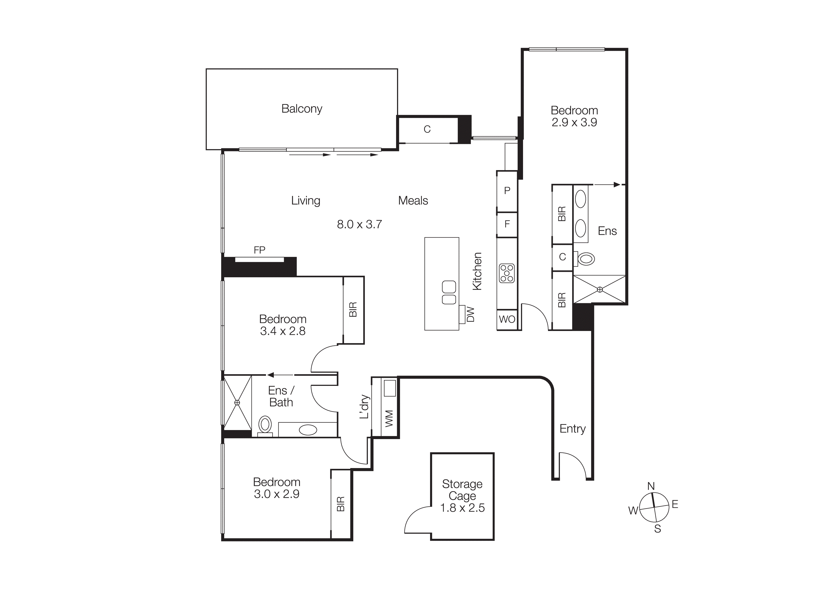 101/24 Grenville Street, Hampton VIC 3188 - Floorplan