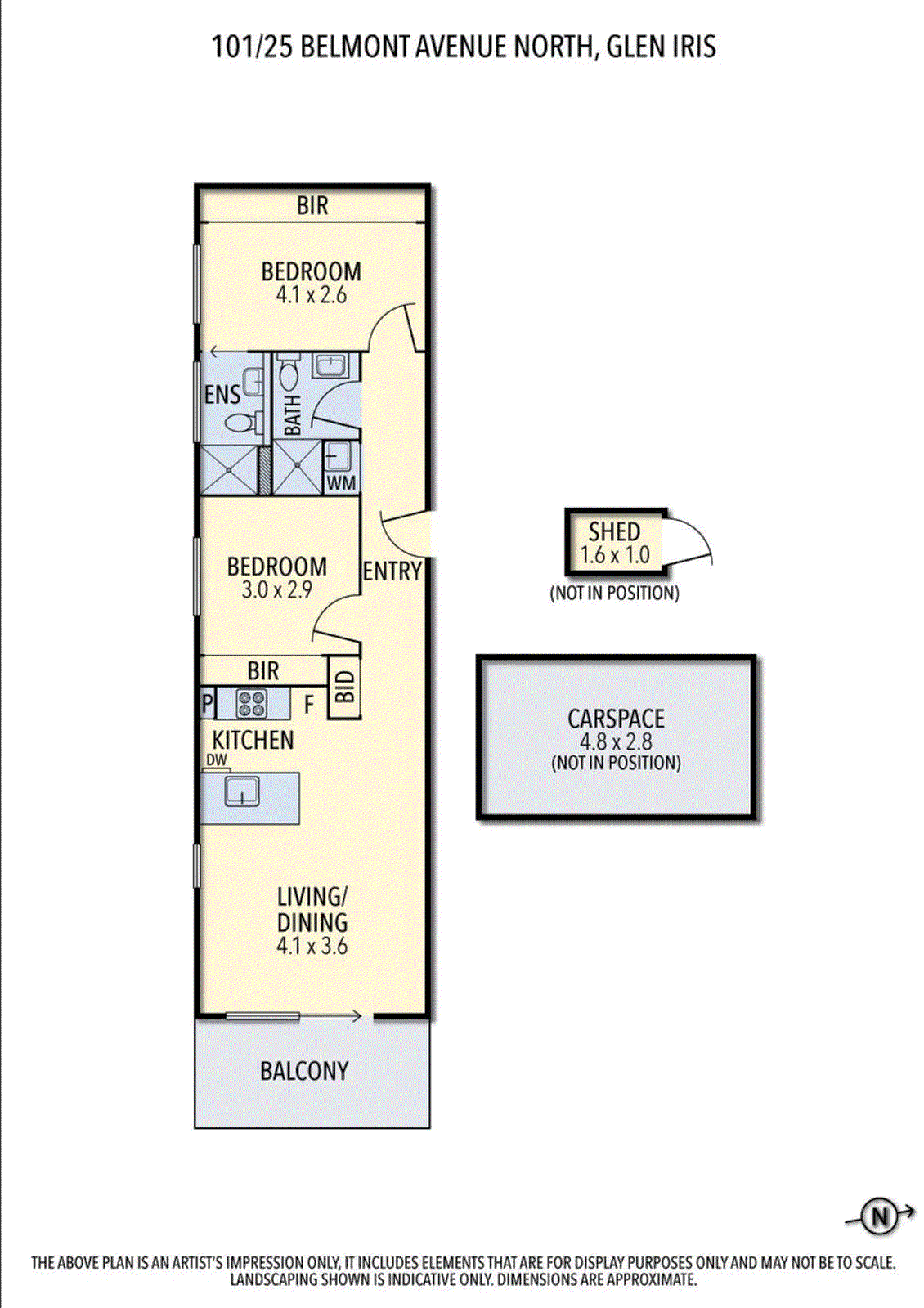 101/25 Belmont Avenue North, Glen Iris VIC 3146 - Floorplan