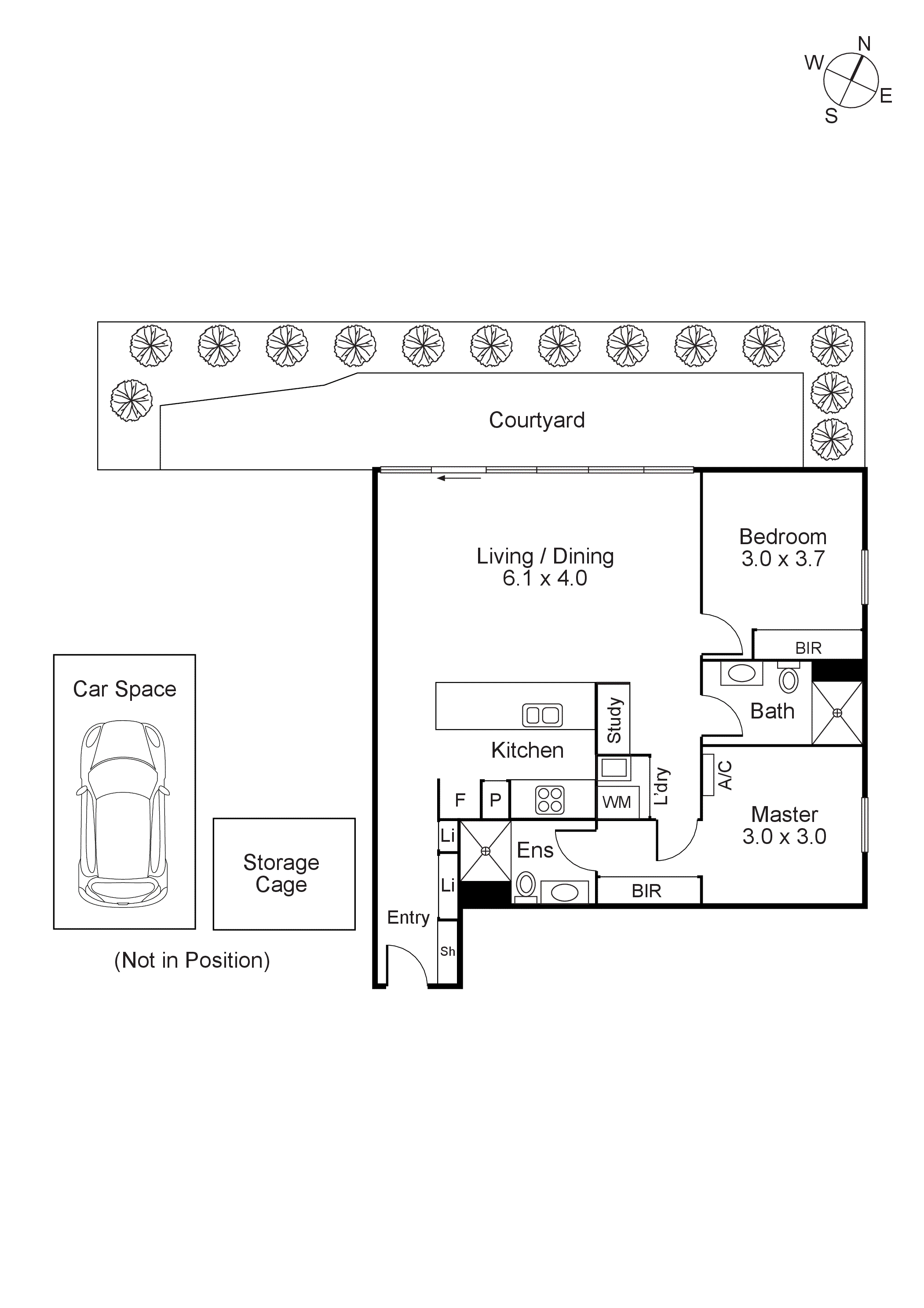 101/25 Small Street, Hampton VIC 3188 - Floorplan
