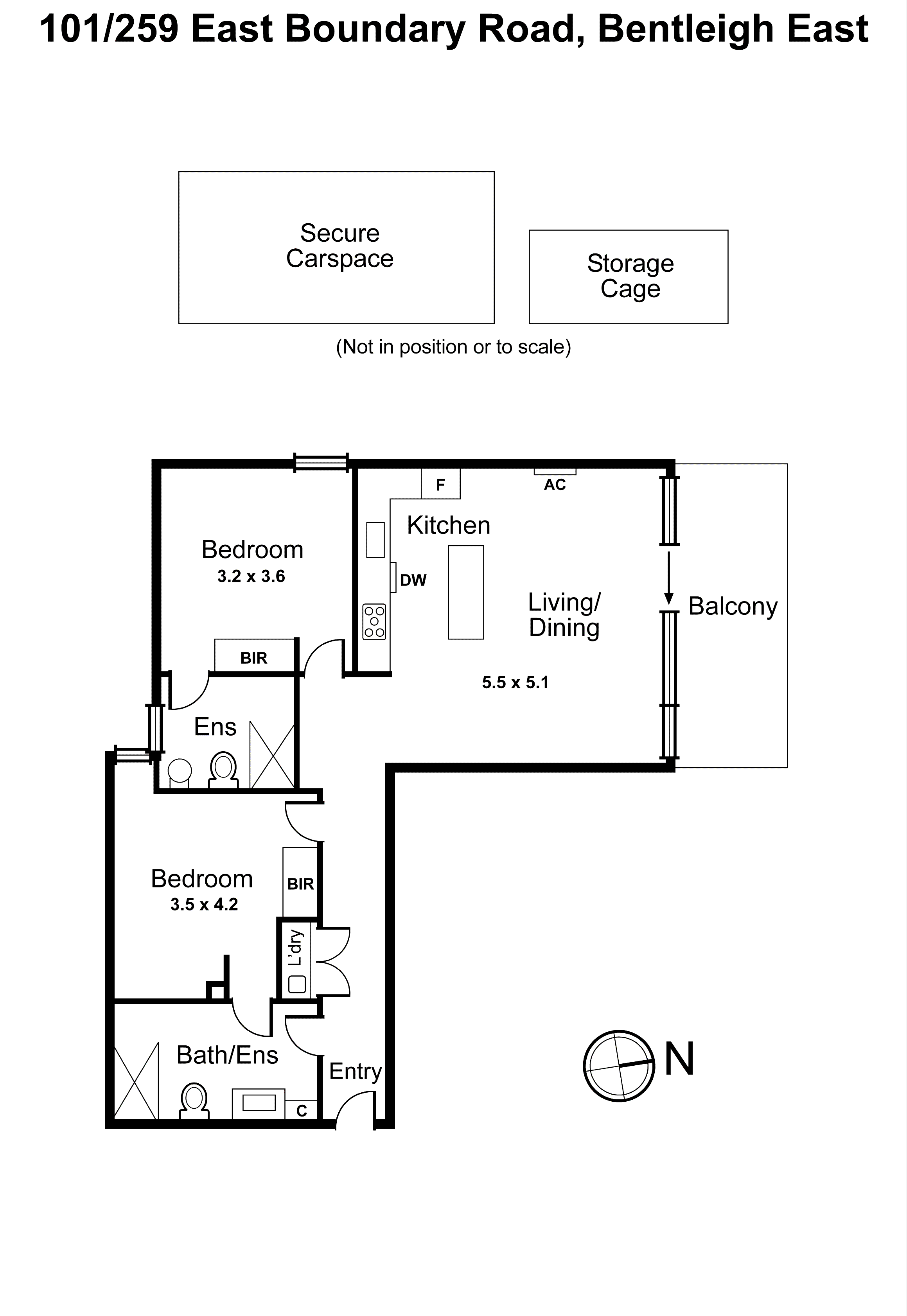 101/259 East Boundary Road, Bentleigh East VIC 3165 - Floorplan