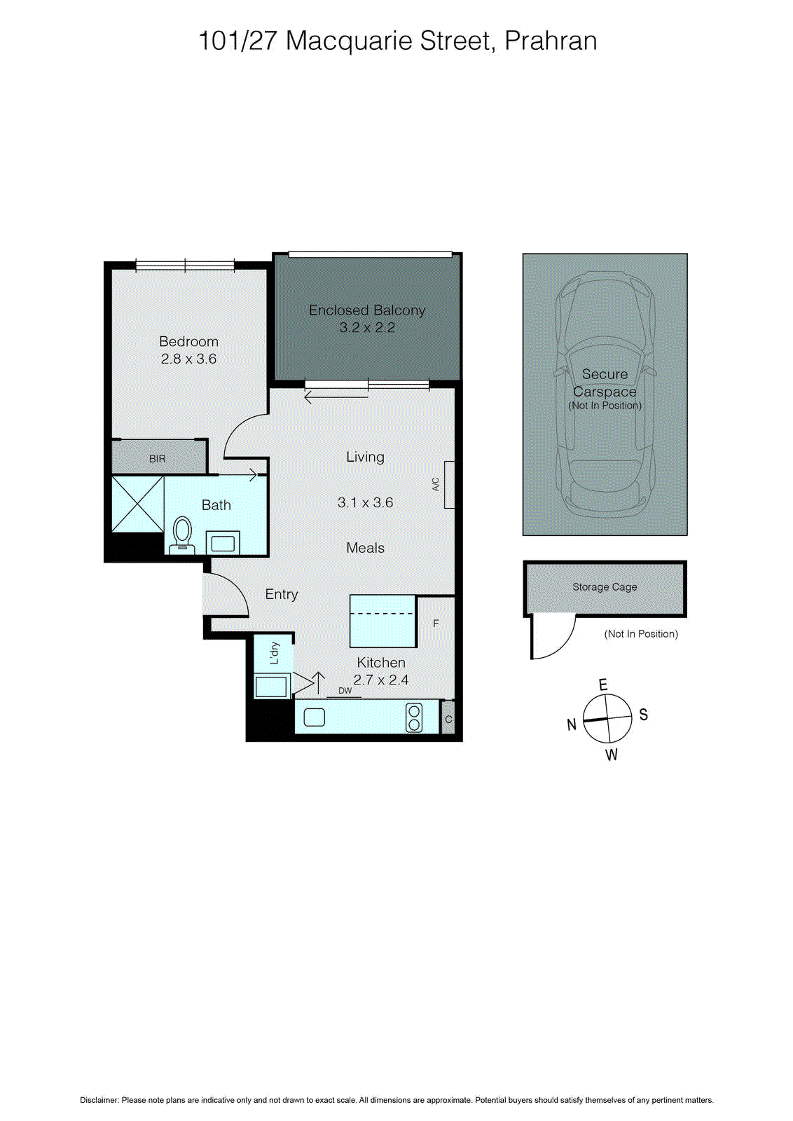 101/27 Macquarie Street, Prahran VIC 3181 - Floorplan