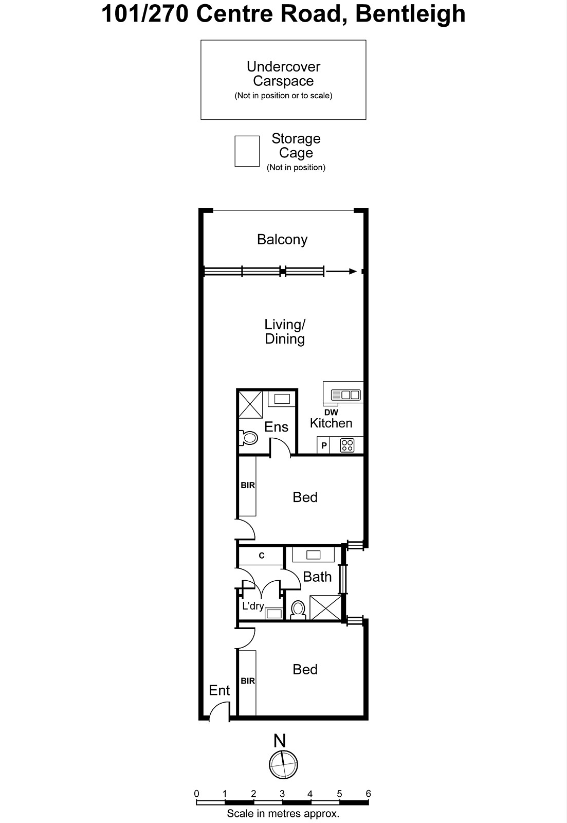 101/270 Centre Road, Bentleigh VIC 3204 - Floorplan