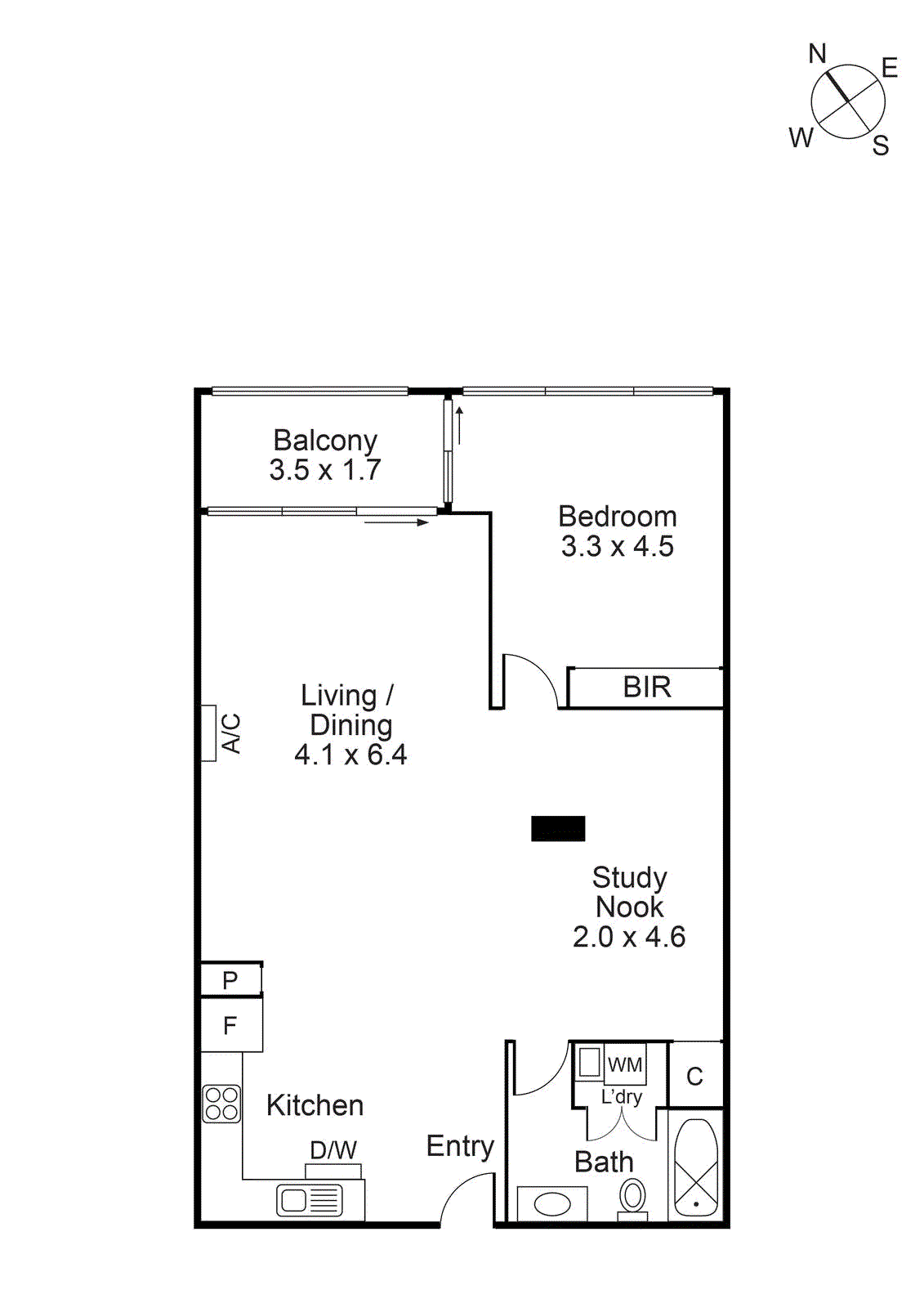 1.01/283-305 Centre Road, Bentleigh VIC 3204 - Floorplan