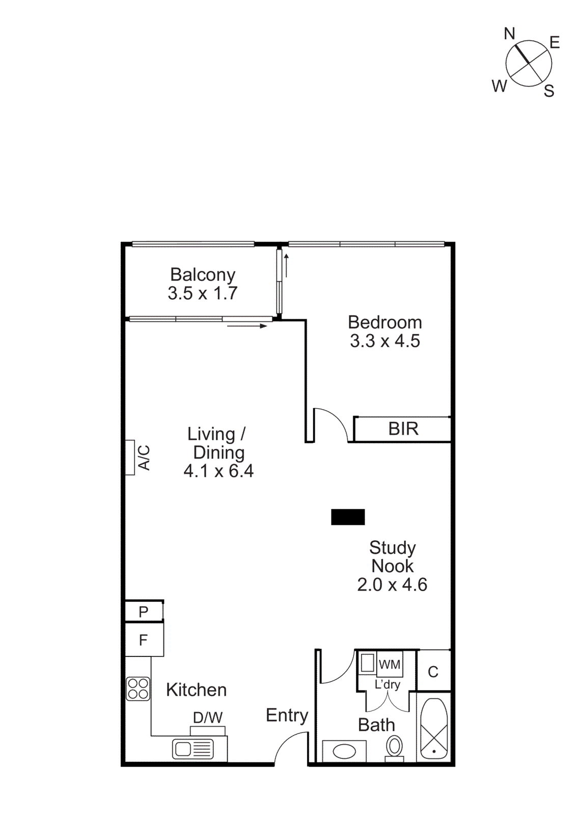 1.01/283-305 Centre Road, Bentleigh VIC 3204 - Floorplan