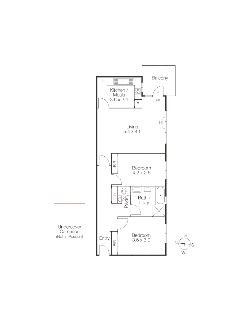 10/13-15 Spenser Street, ST KILDA VIC 3182 - Floorplan