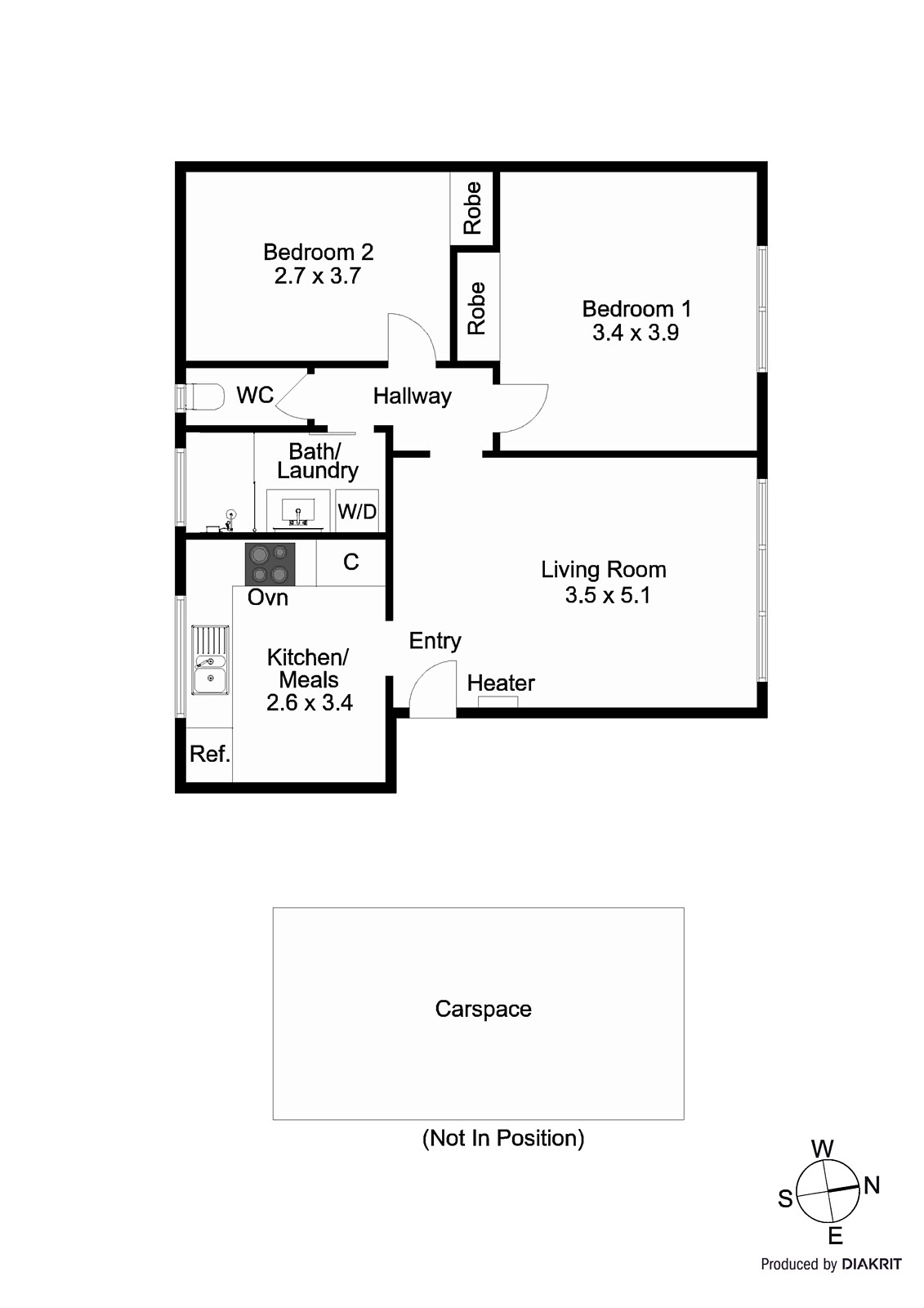 10/14 Newry Street, Windsor VIC 3181 - Floorplan