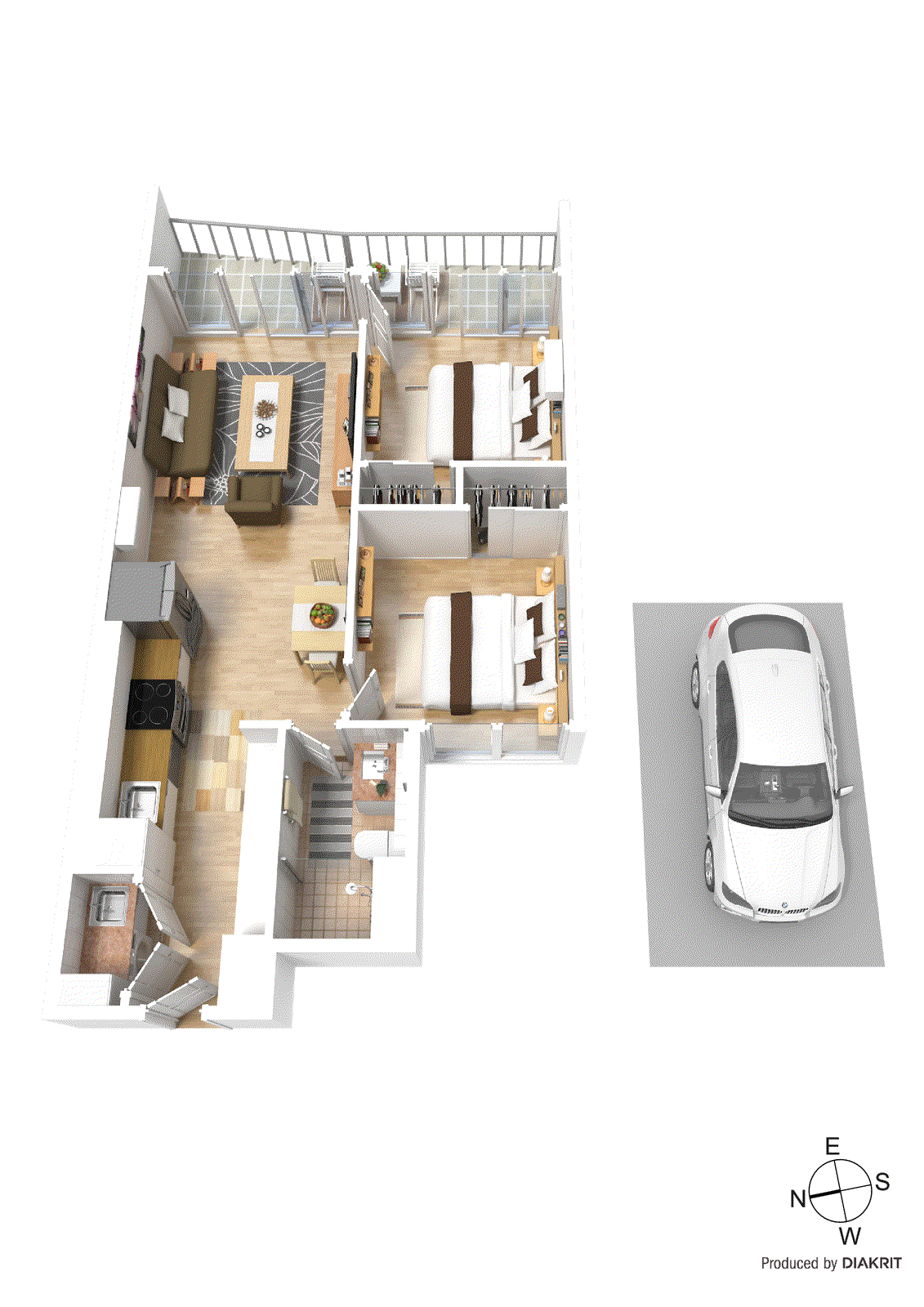 101/427 Hampton Street, Hampton VIC 3188 - Floorplan