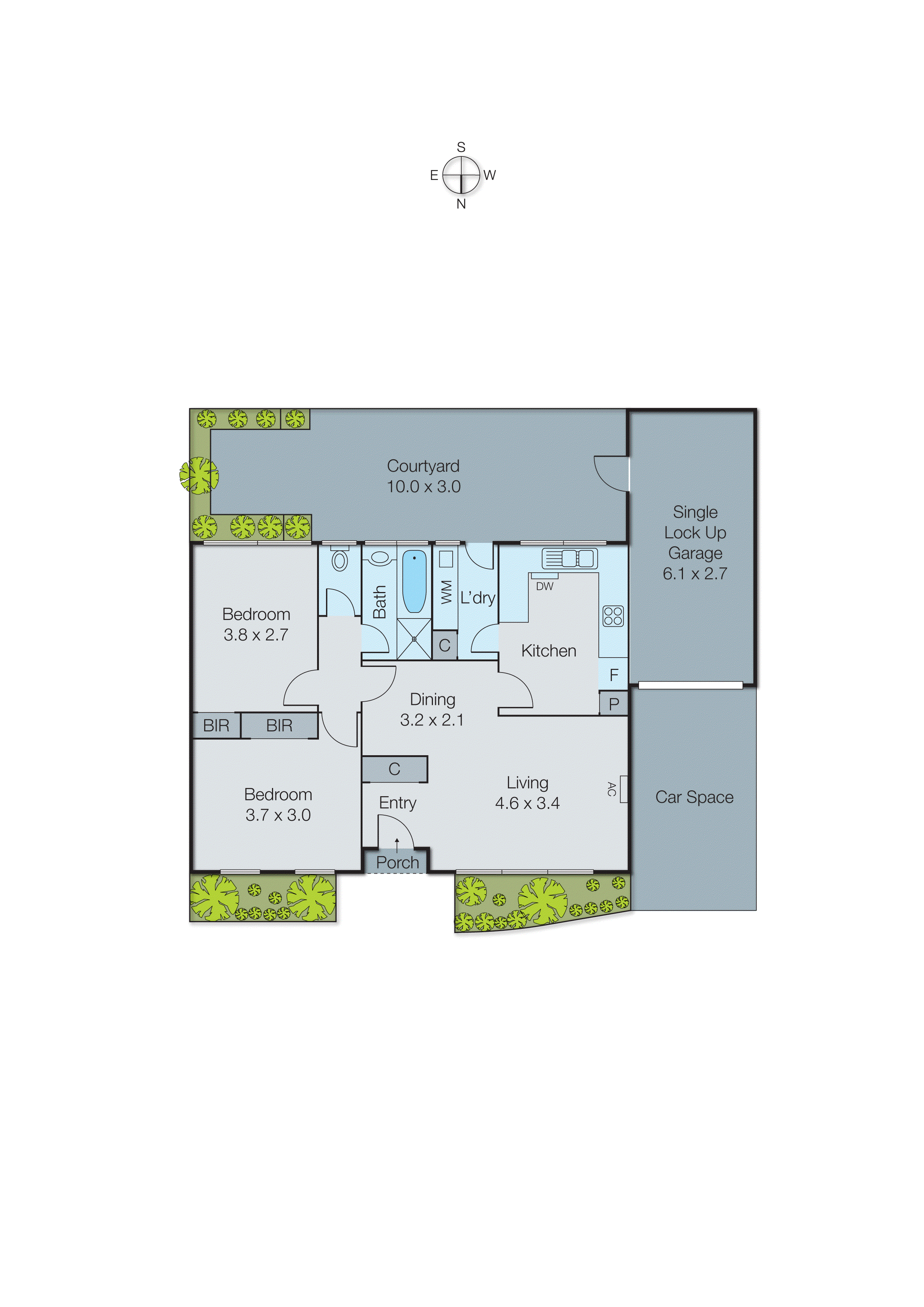 10/144 Warren Road, Mordialloc VIC 3195 - Floorplan