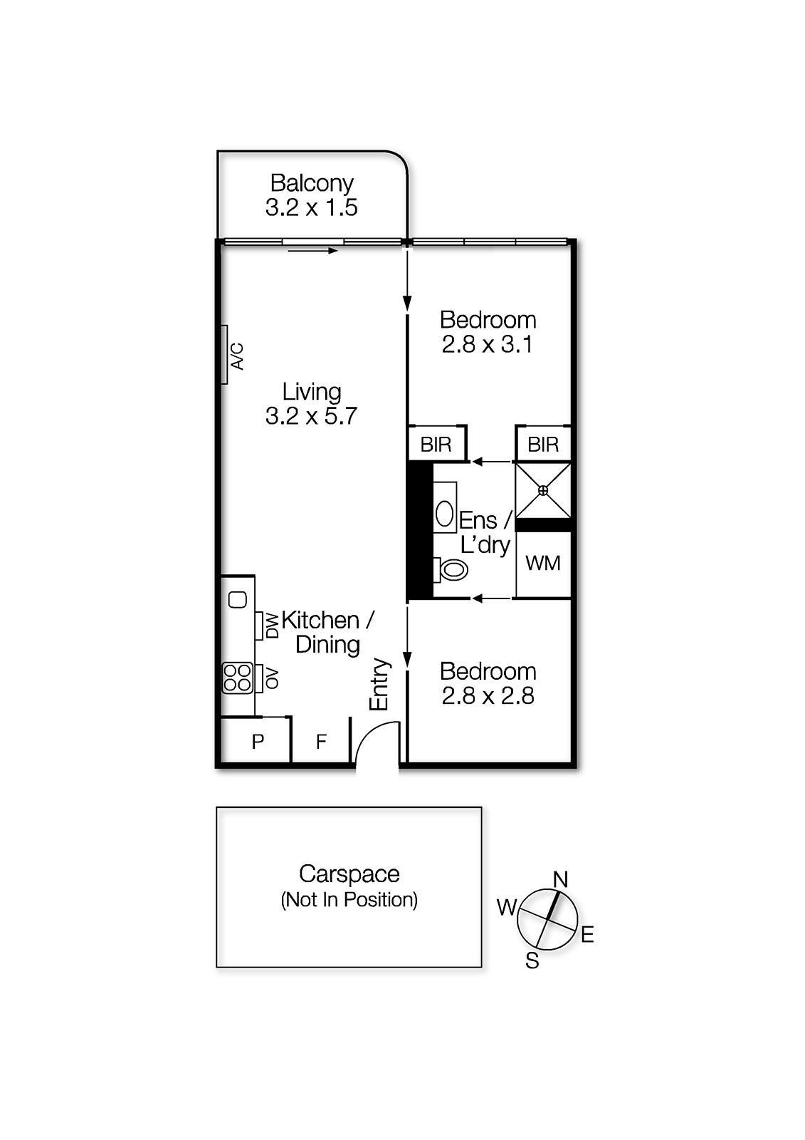 1014/74 Queens Road, Melbourne VIC 3000 - Floorplan