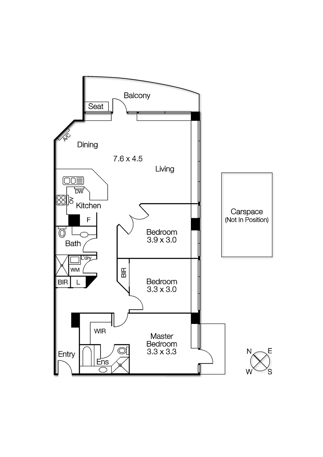 101/598 St Kilda Road, Melbourne VIC 3004 - Floorplan