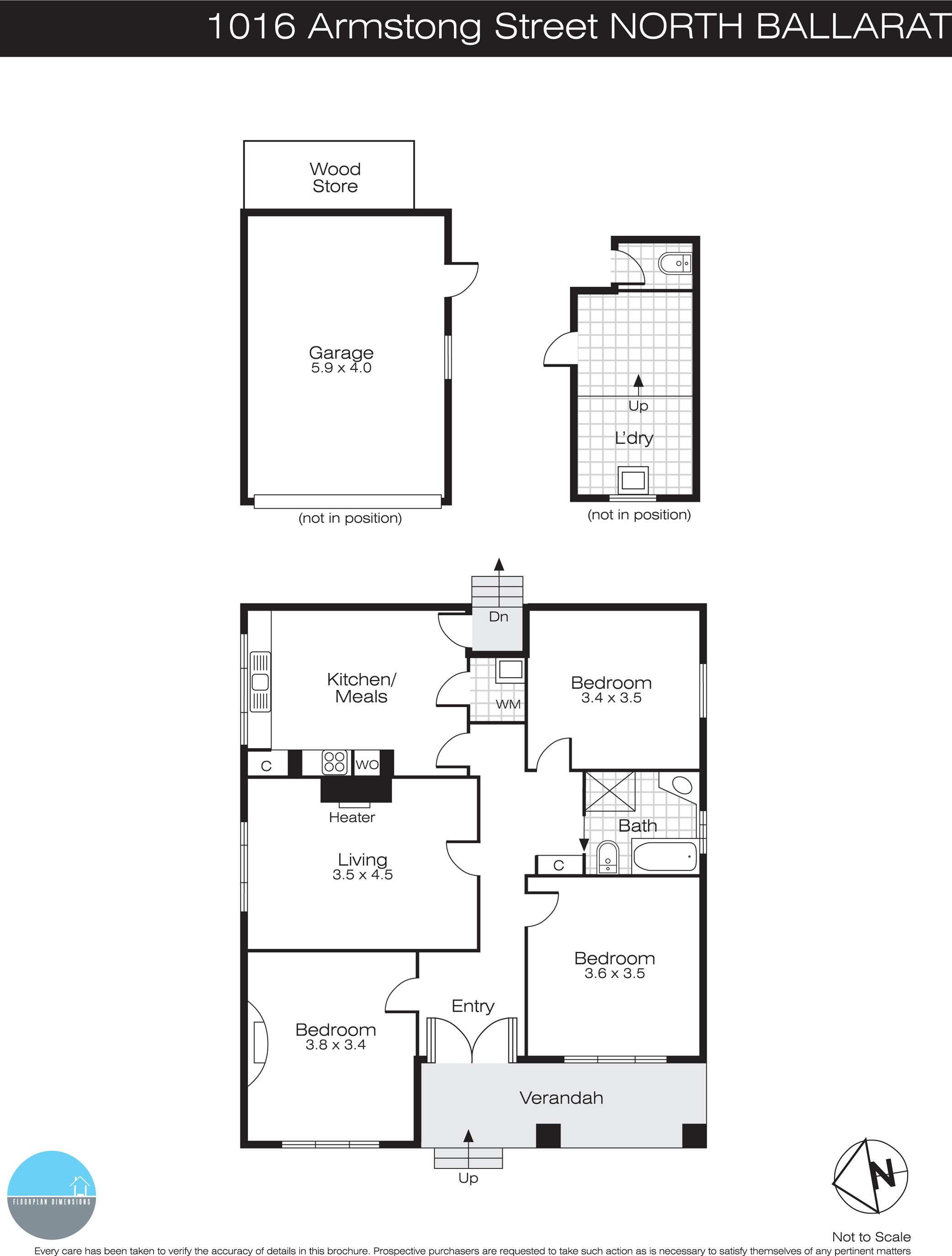 1016 Armstrong Street North, BALLARAT NORTH VIC 3350 - Floorplan
