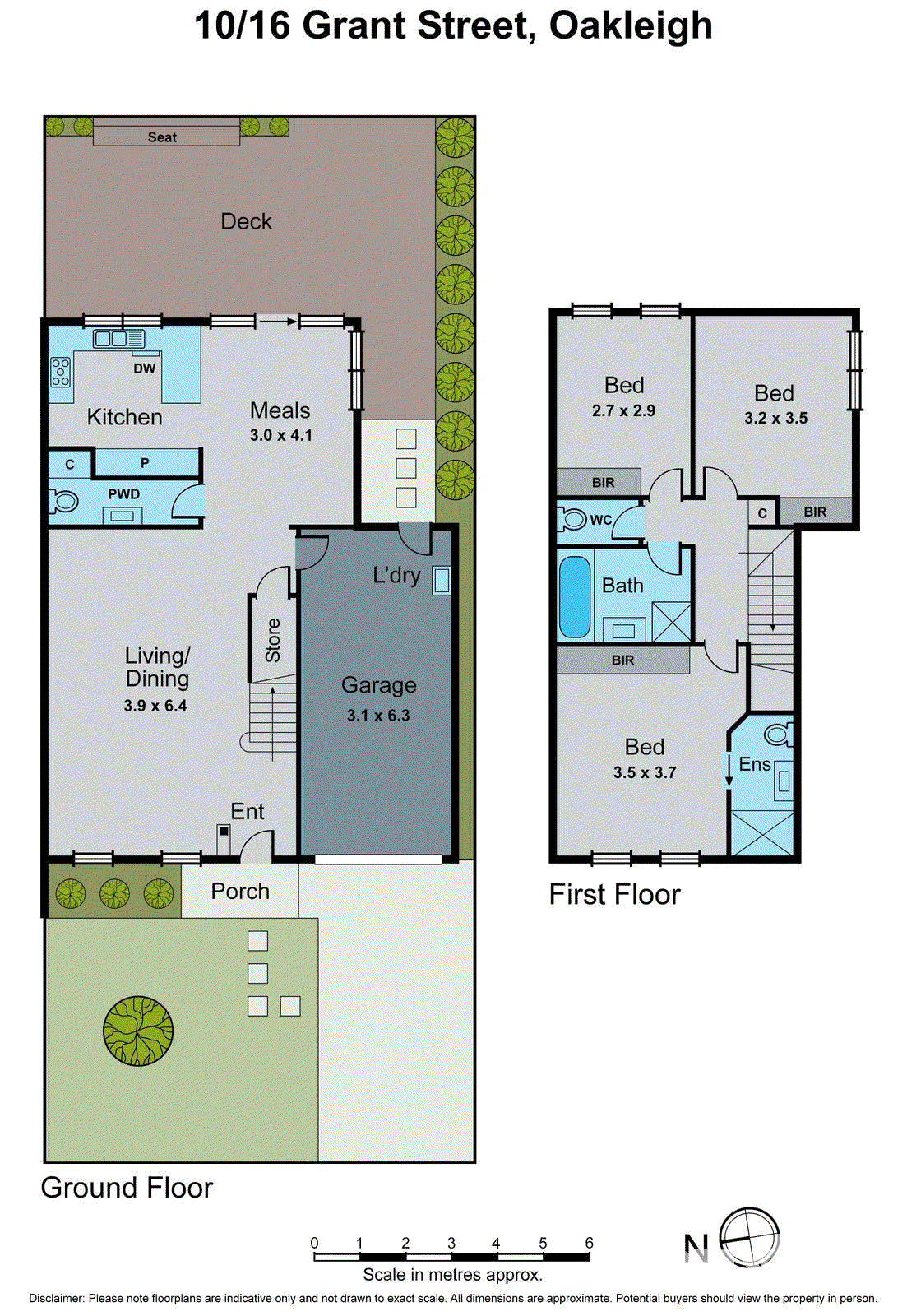 10/16 Grant Street, Oakleigh VIC 3166 - Floorplan