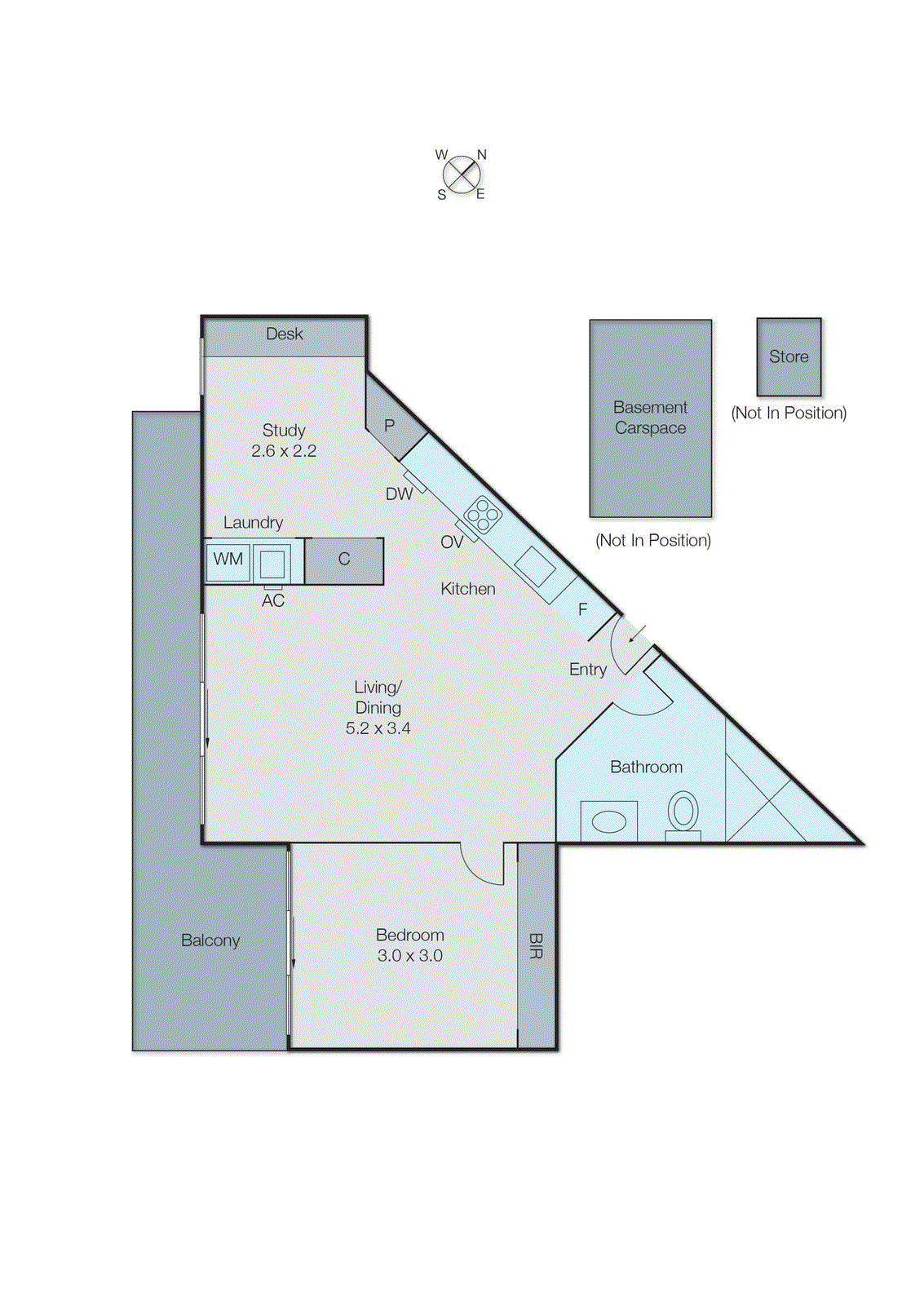 101/64 Railway Parade, Highett VIC 3190 - Floorplan