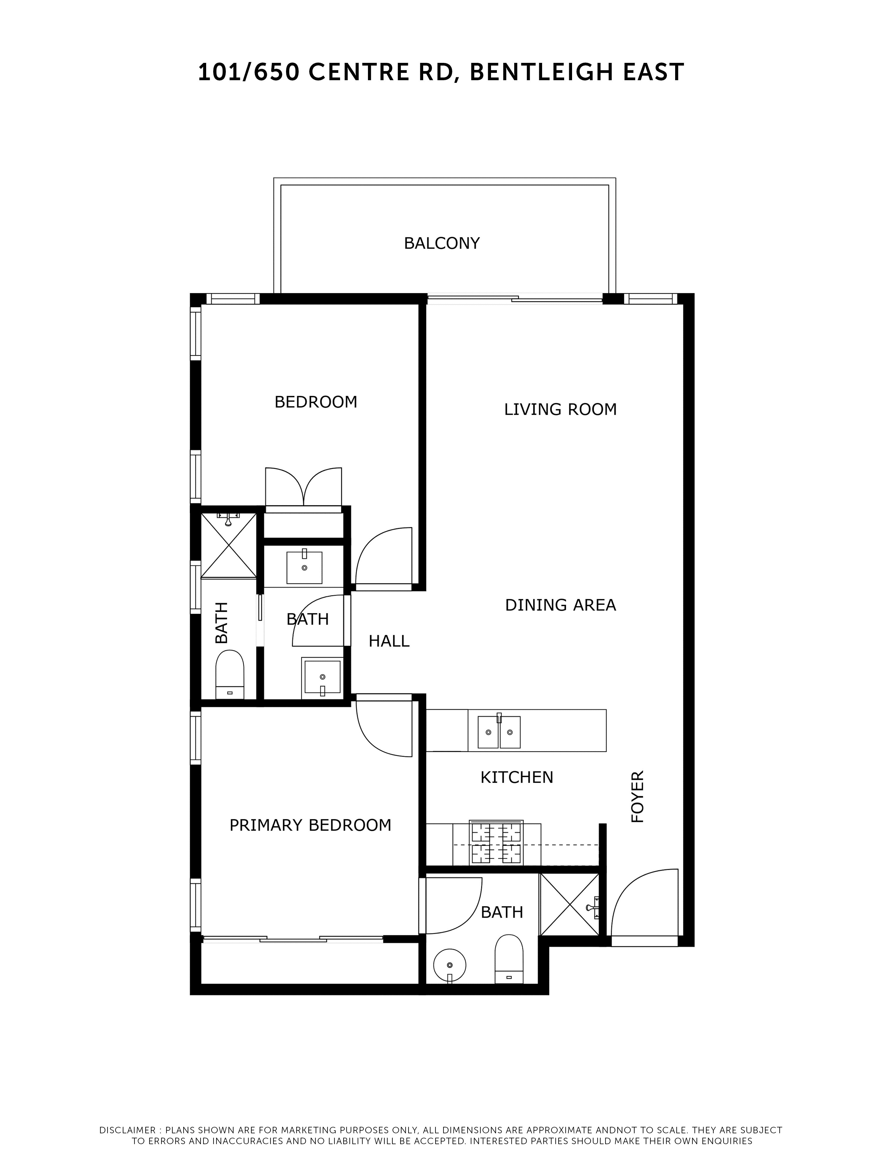 101/650 Centre Road, Bentleigh East VIC 3165 - Floorplan