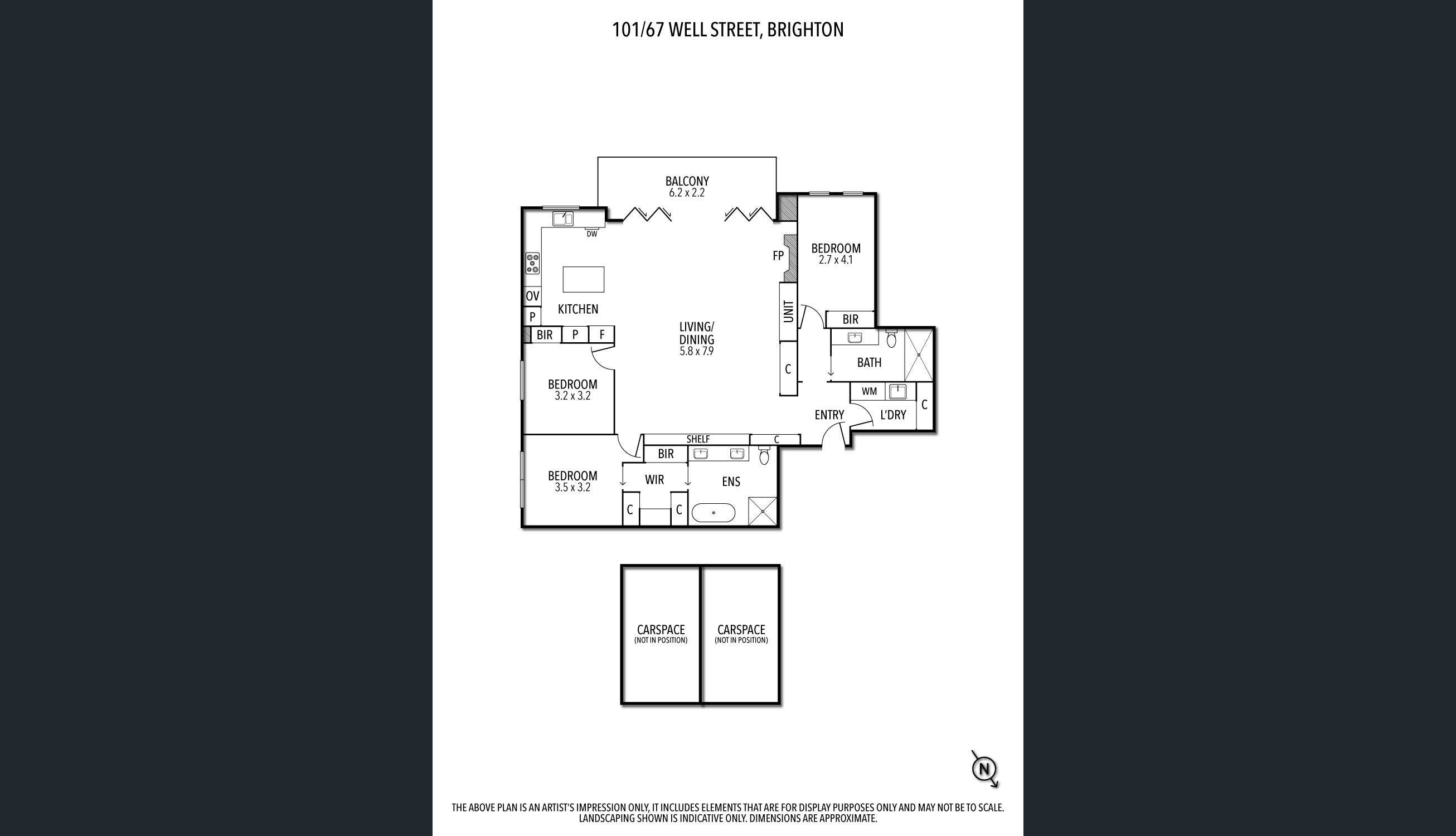 101/67 Well Street, Brighton VIC 3186 - Floorplan