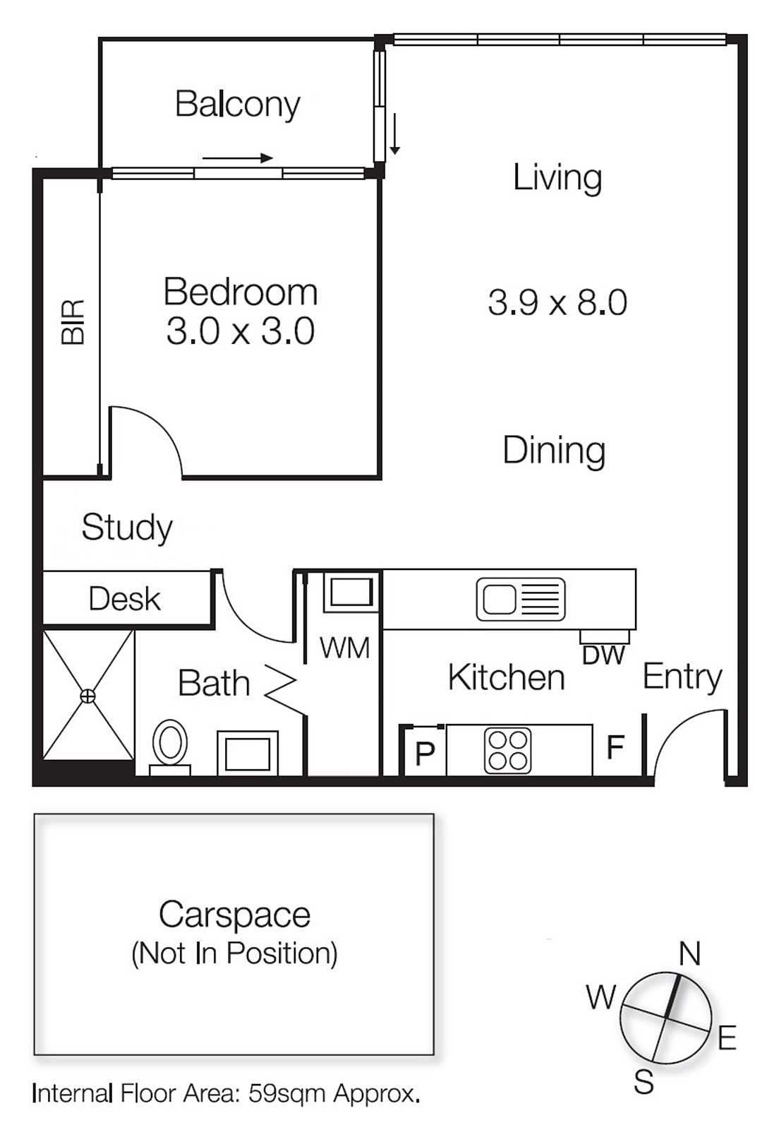 101/70 Queens Road, Melbourne VIC 3004 - Floorplan
