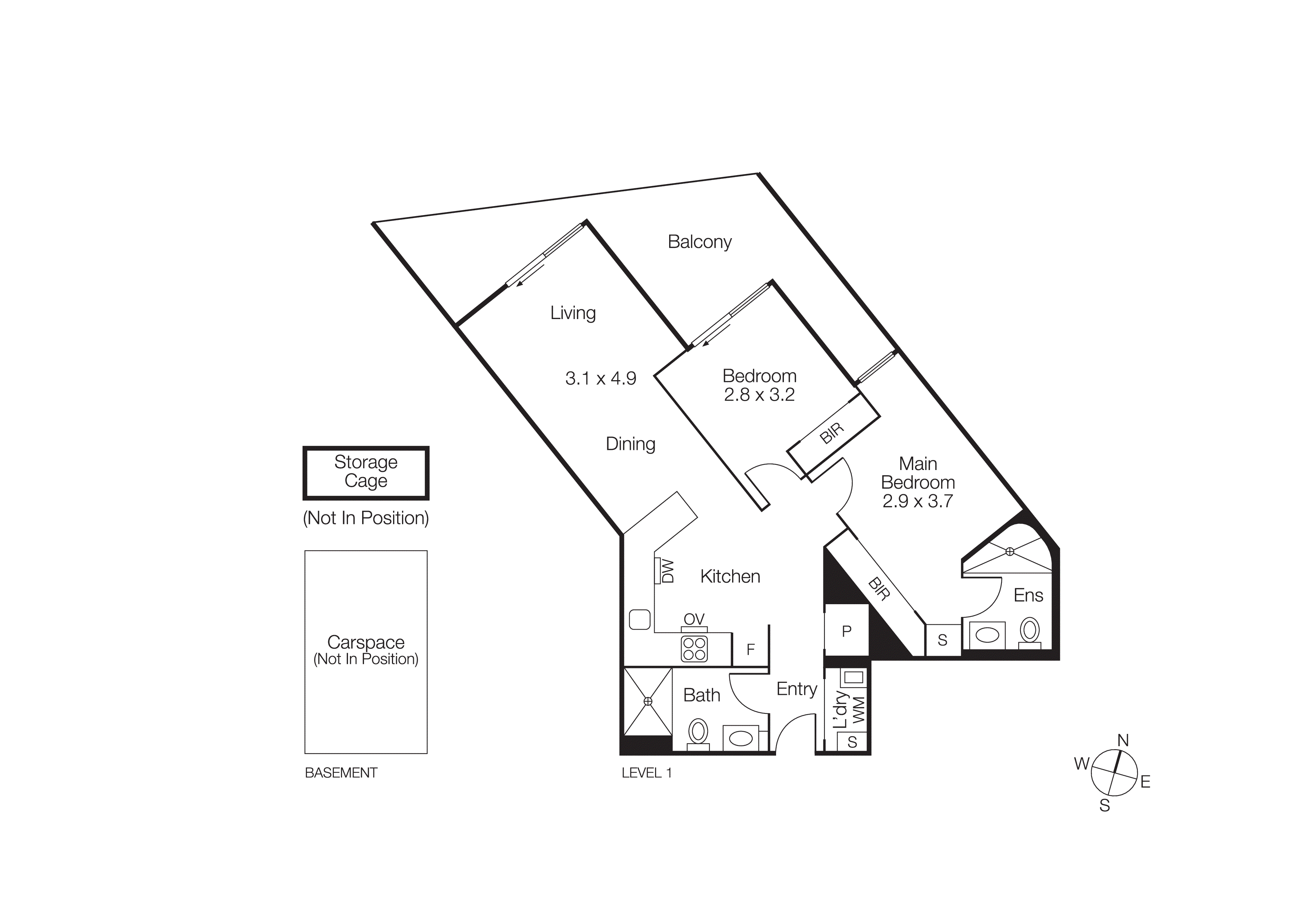 101/77 Queens Road, Melbourne VIC 3004 - Floorplan