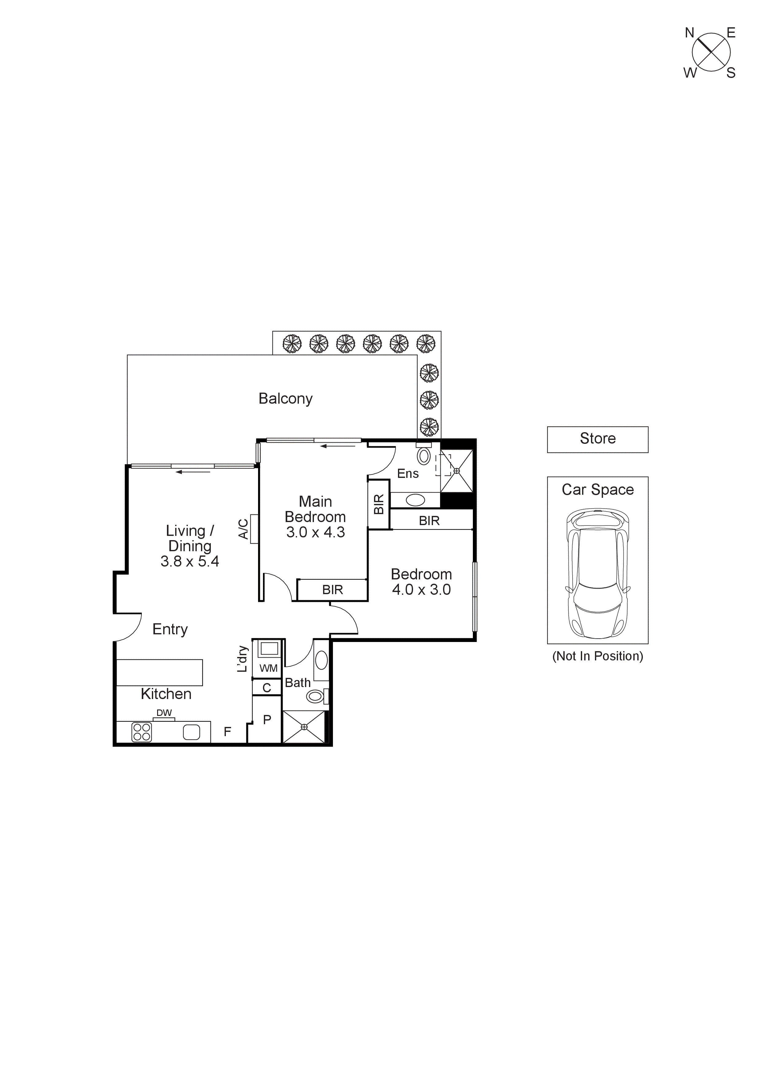101/8 Clydebank Road, Edithvale VIC 3196 - Floorplan