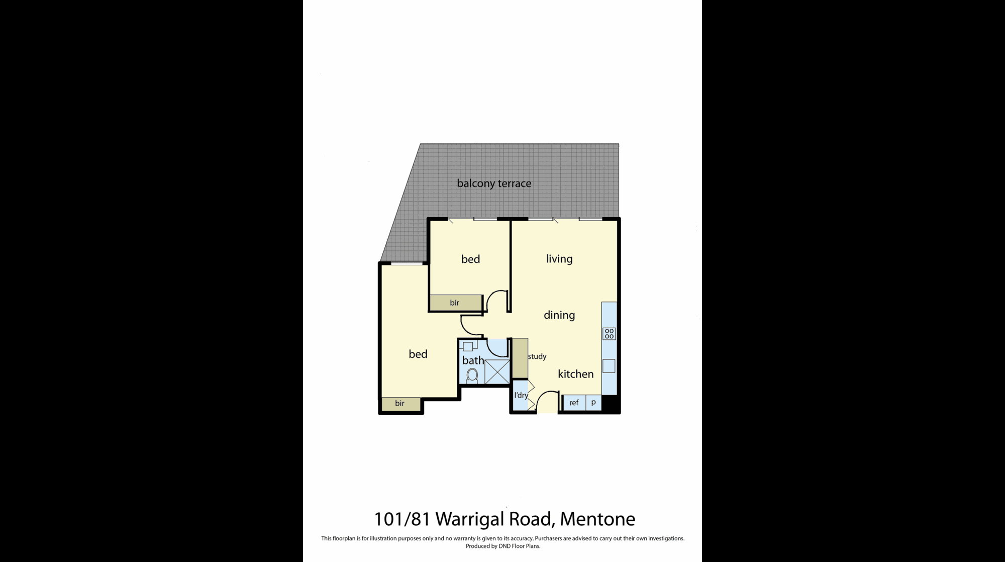 101/81 Warrigal Road, Mentone VIC 3194 - Floorplan