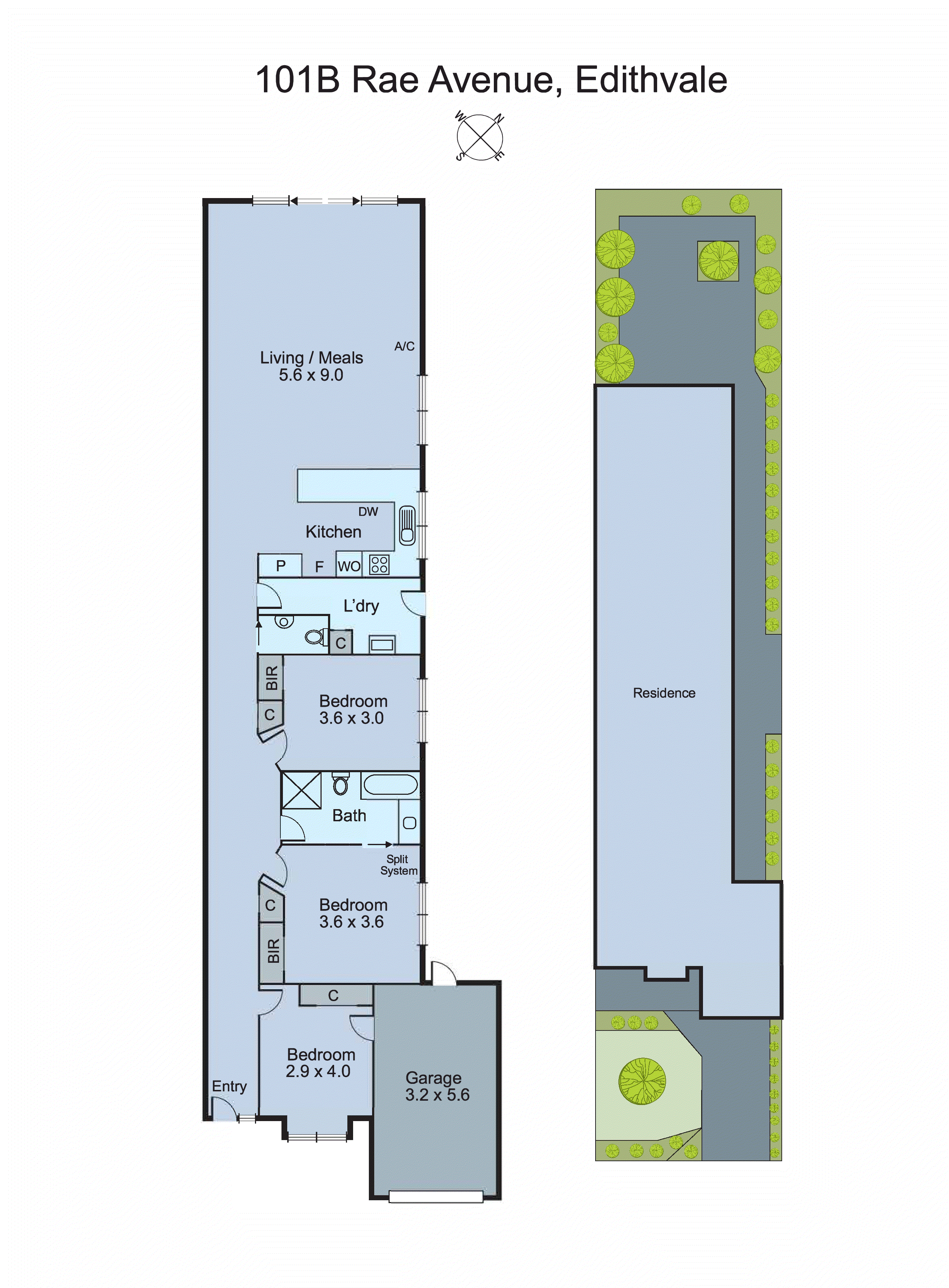 101B Rae Avenue, Edithvale VIC 3196 - Floorplan