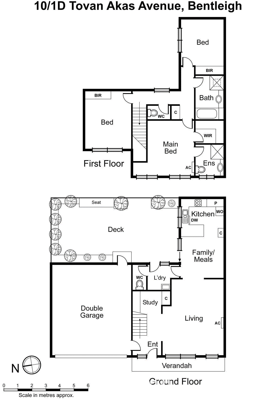 10/1D Tovan Akas Avenue, Bentleigh VIC 3204 - Floorplan