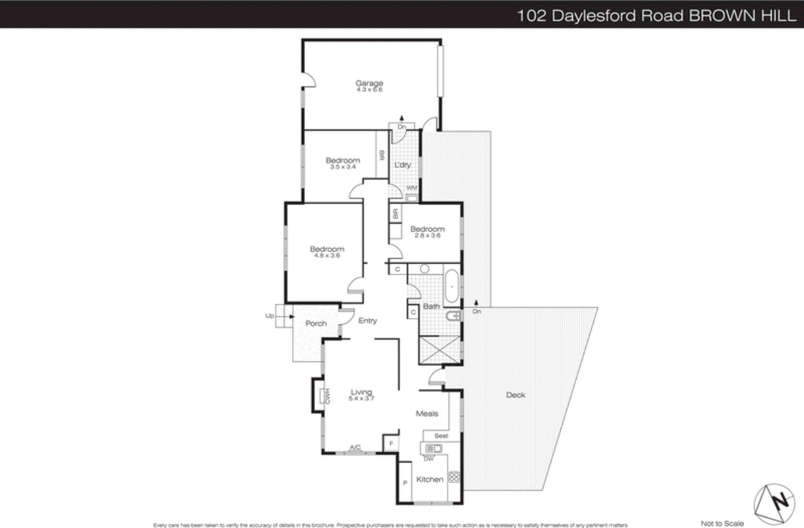 102 Daylesford Road, Brown Hill VIC 3350 - Floorplan