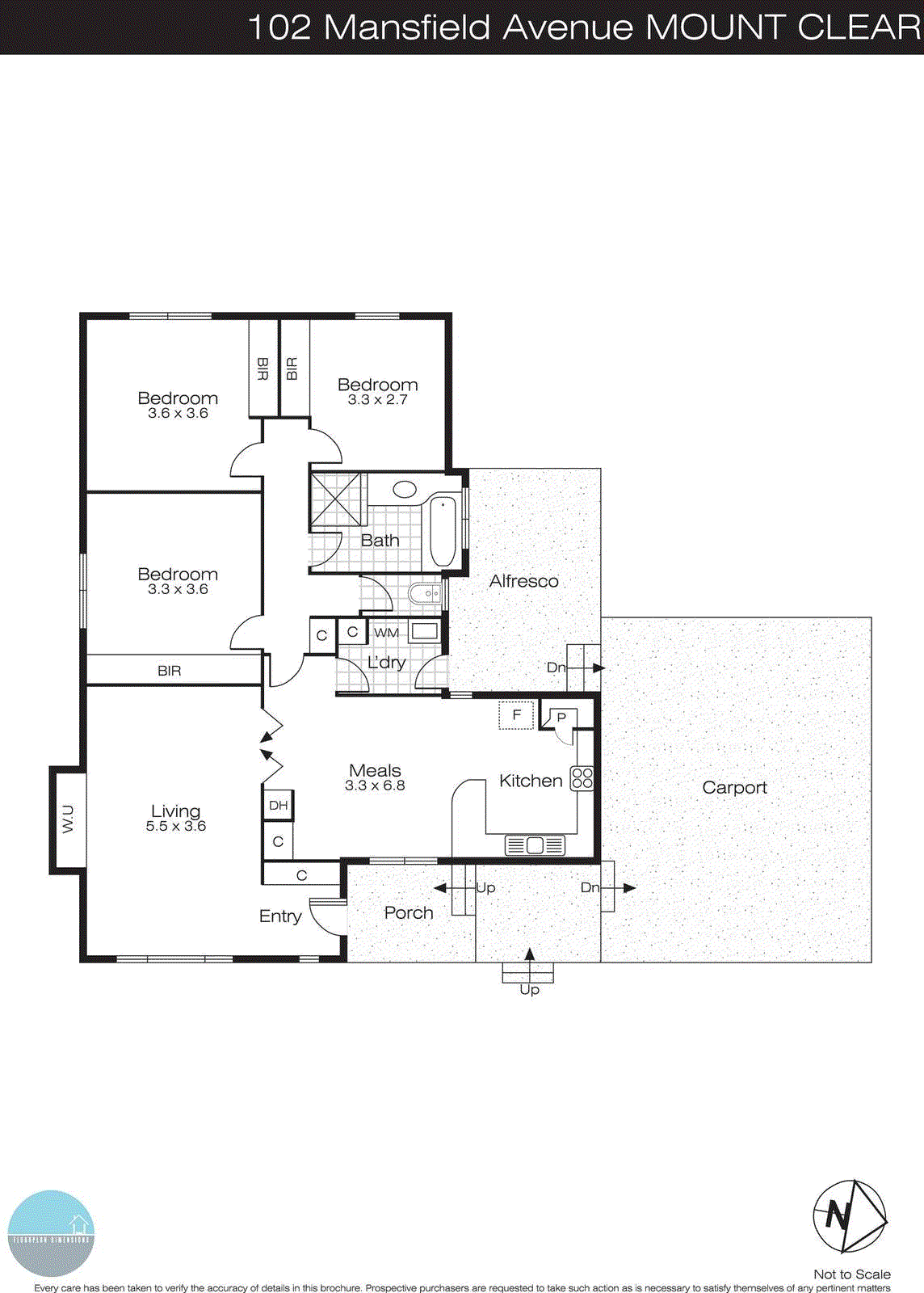 102 Mansfield Avenue, Mount Clear VIC 3350 - Floorplan